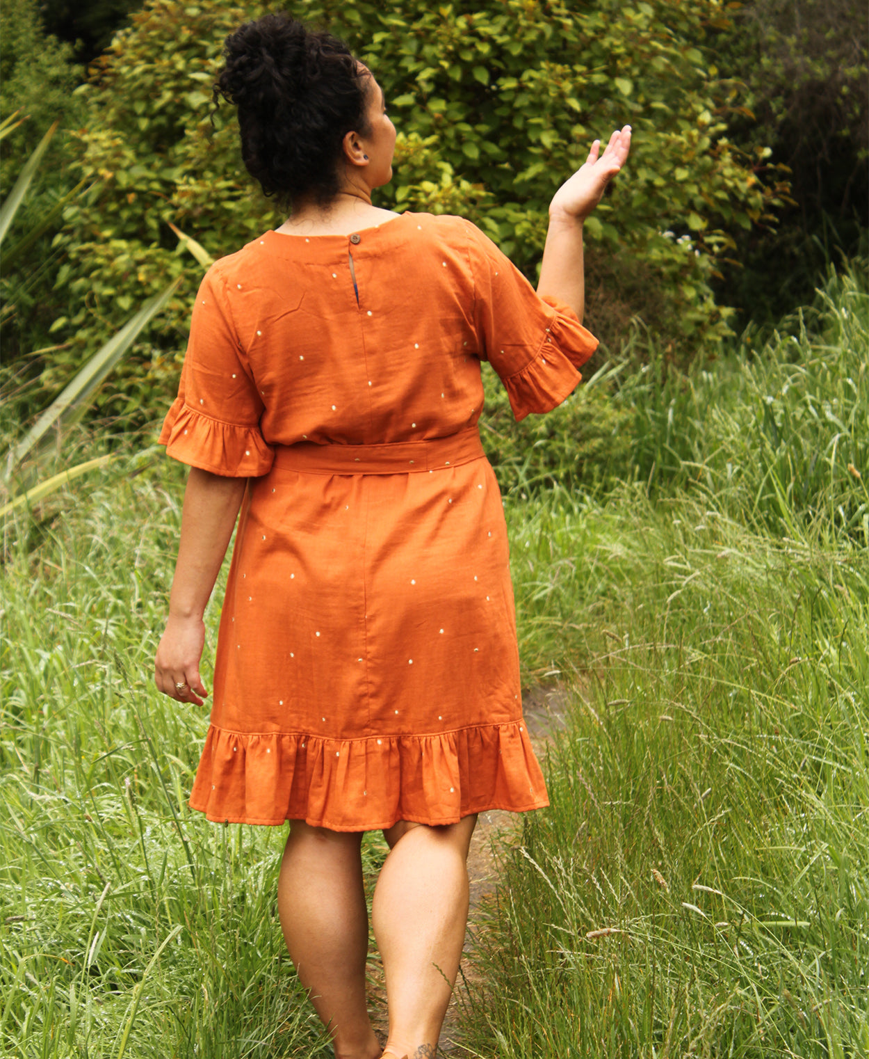 Below the Kōwhai Pōhutukawa Dress