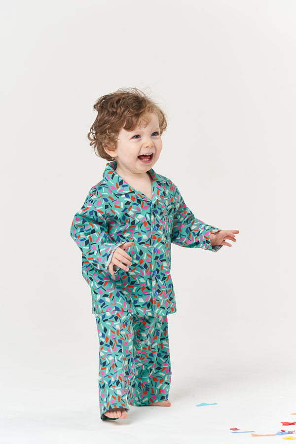 Poppy Pyjamas Poppy & Jazz Baby/Child Pomegranate Pyjamas – The Fold Line