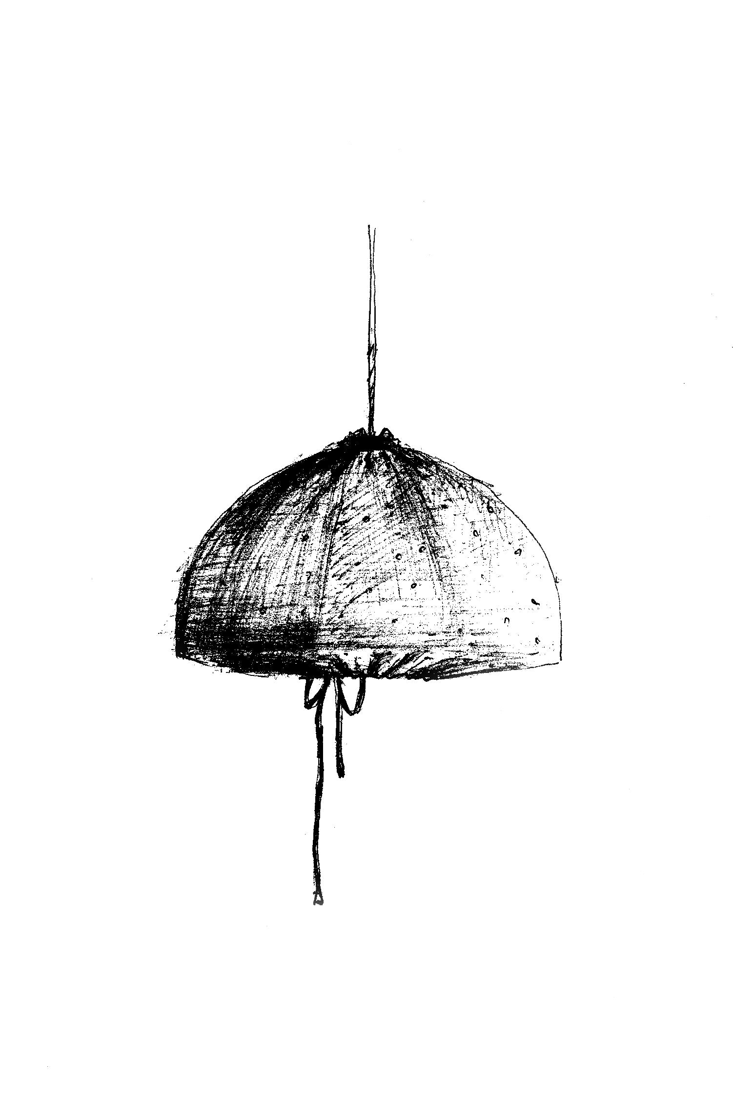 Merchant & Mills Pomegranate Lampshade Cover