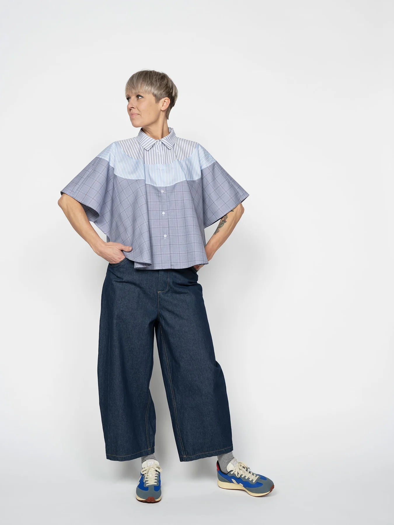 The Assembly Line Poncho Shirt