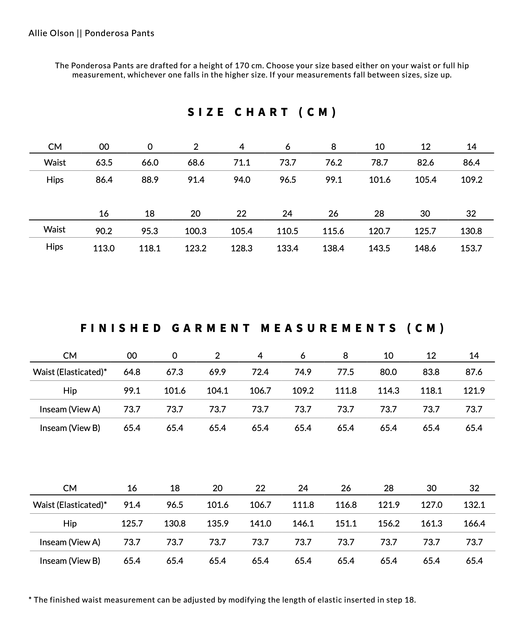 Allie Olson Ponderosa Pants