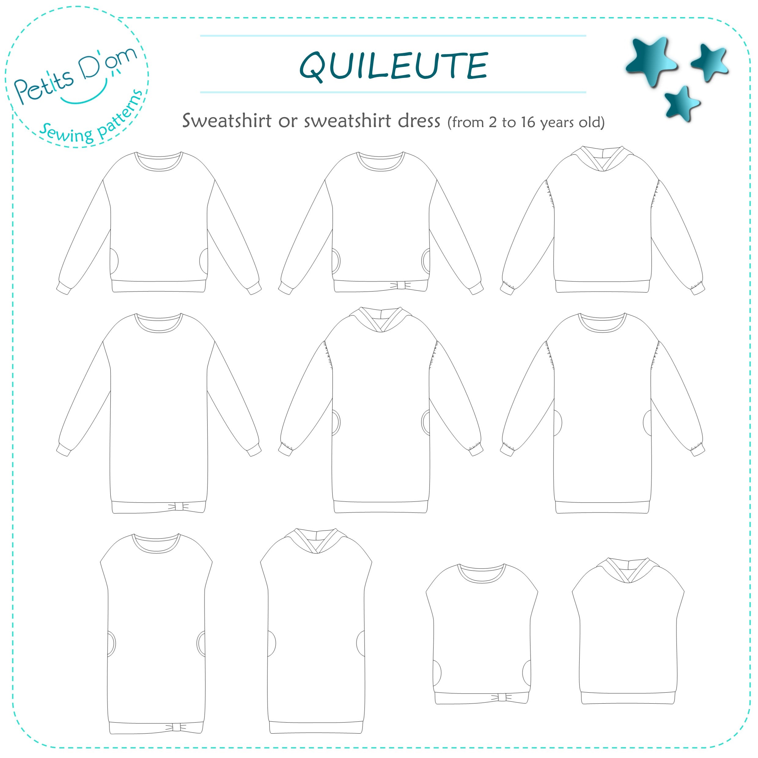 Petits D'om Quileute Sweatshirt or Dress
