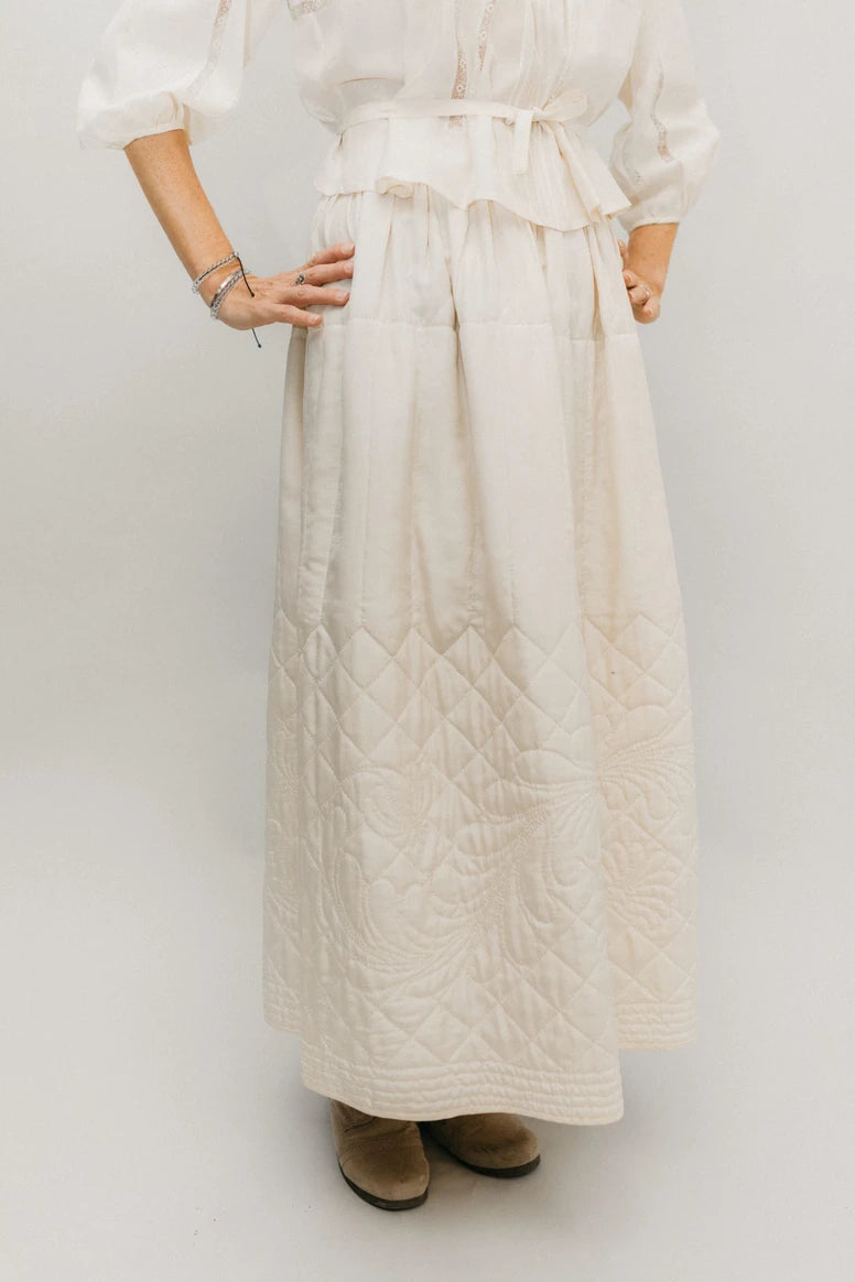 Folkwear 206 Quilted Prairie Skirt The Fold Line