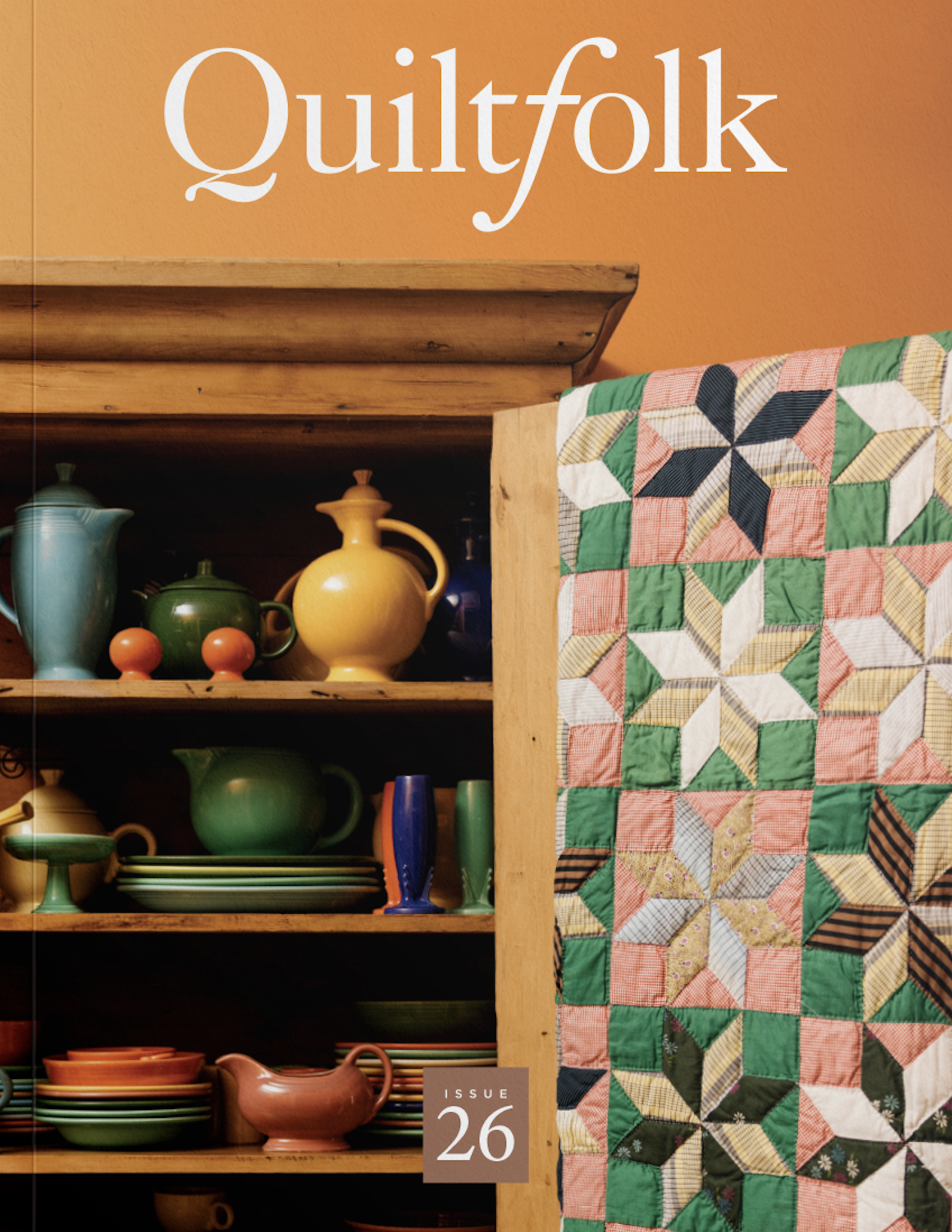A quilting pattern magazine from Quiltfolk on The Fold Line. Whether you’re looking for traditional, modern, antique or art quilts, this beautiful magazine has it all. Quiltfolk travels with a team of writers and photojournalists to meet and interview mem