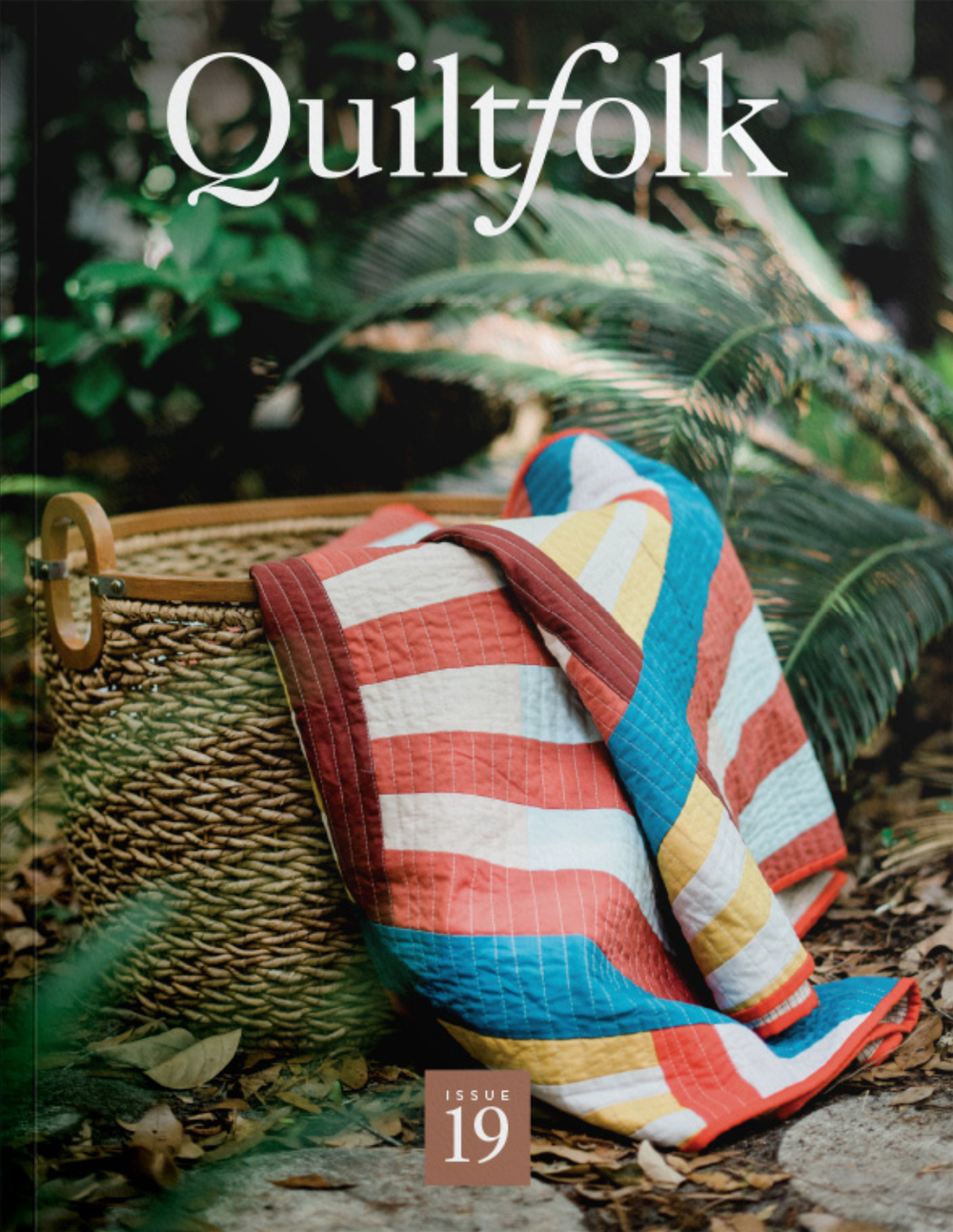 A quilting pattern magazine from Quiltfolk on The Fold Line. Whether you’re looking for traditional, modern, antique or art quilts, this beautiful magazine has it all. Quiltfolk travels with a team of writers and photojournalists to meet and interview mem