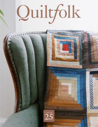 A quilting pattern magazine from Quiltfolk on The Fold Line. Whether you’re looking for traditional, modern, antique or art quilts, this beautiful magazine has it all. Quiltfolk travels with a team of writers and photojournalists to meet and interview mem