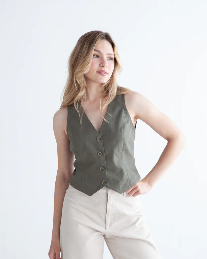 True Bias Quinn Vest and Dress