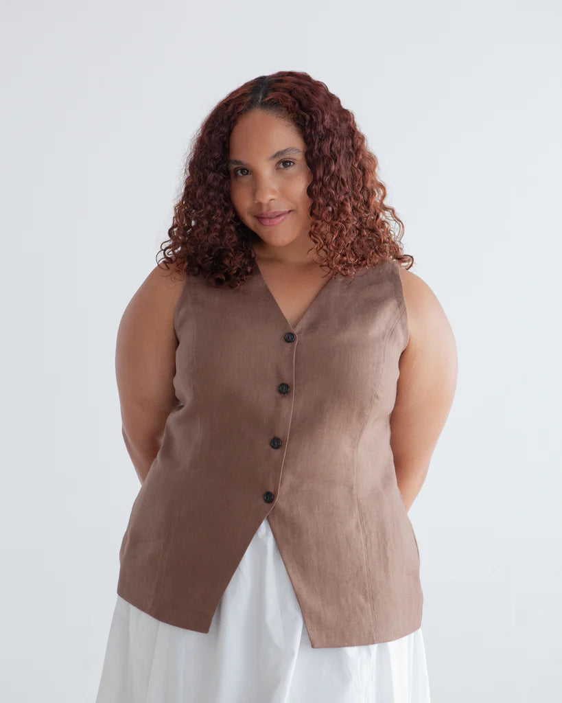 True Bias Quinn Vest and Dress