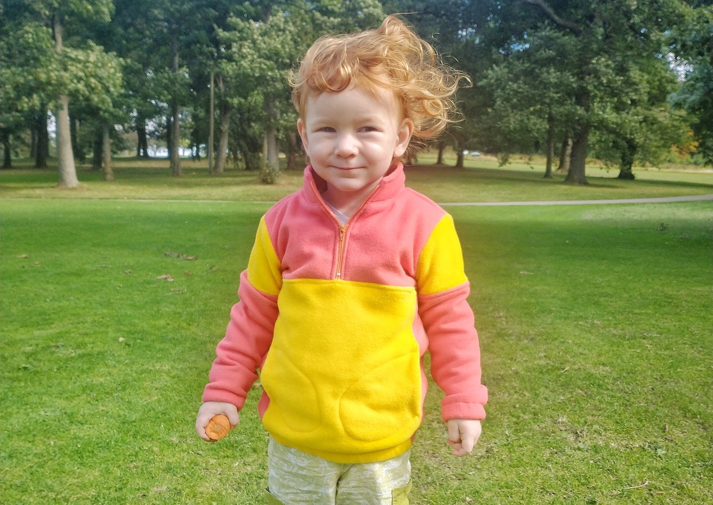 Waves & Wild Children's Quokka Quarter Zip Top