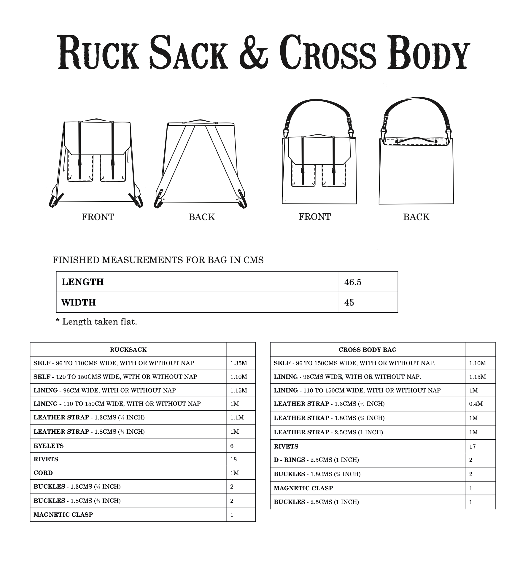 Merchant & Mills RTR Rucksack