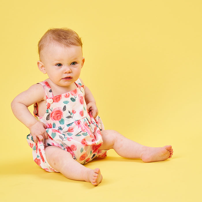 Poppy & Jazz Babies' Raspberry Romper