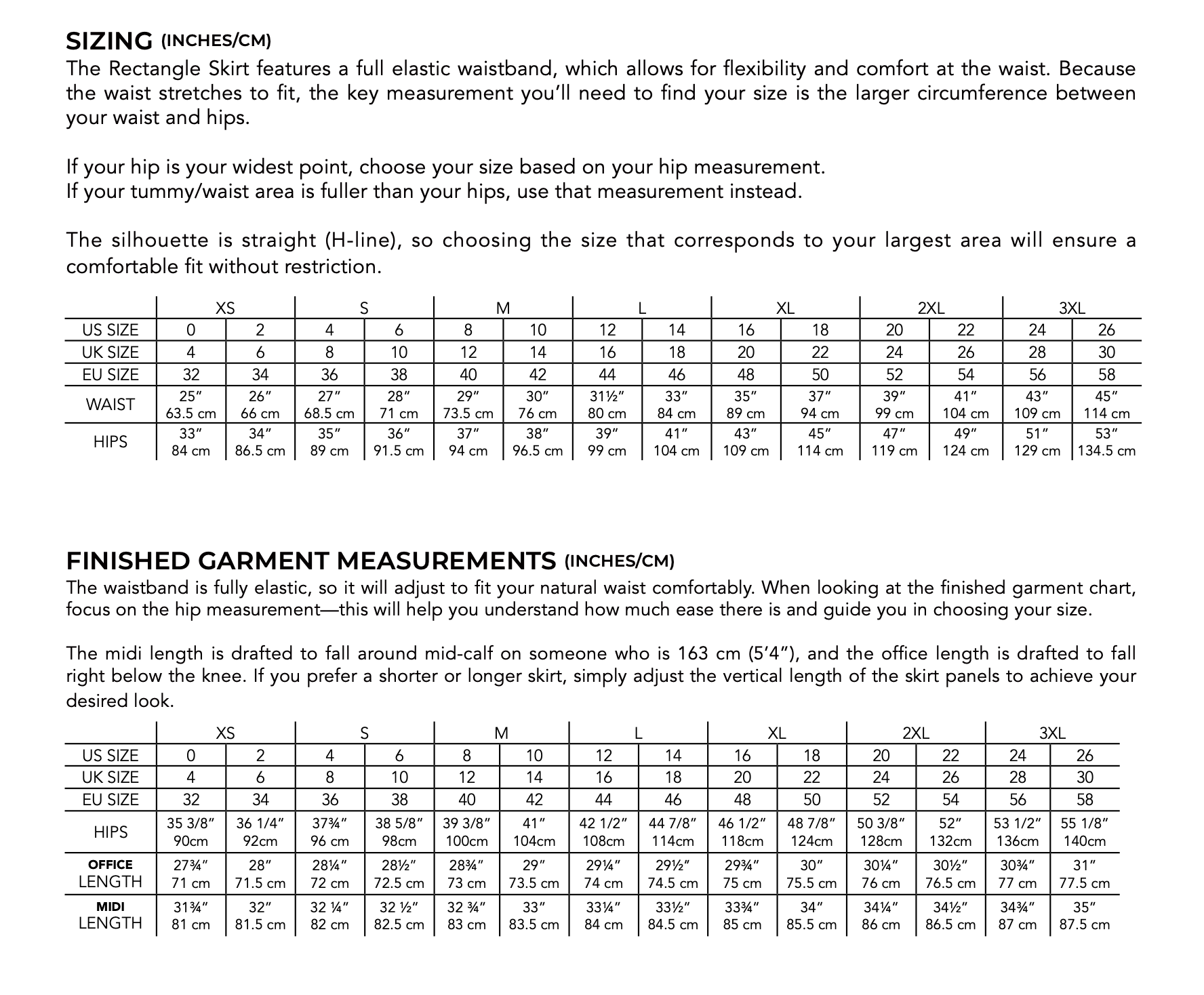 Sewing Therapy Rectangle Skirt