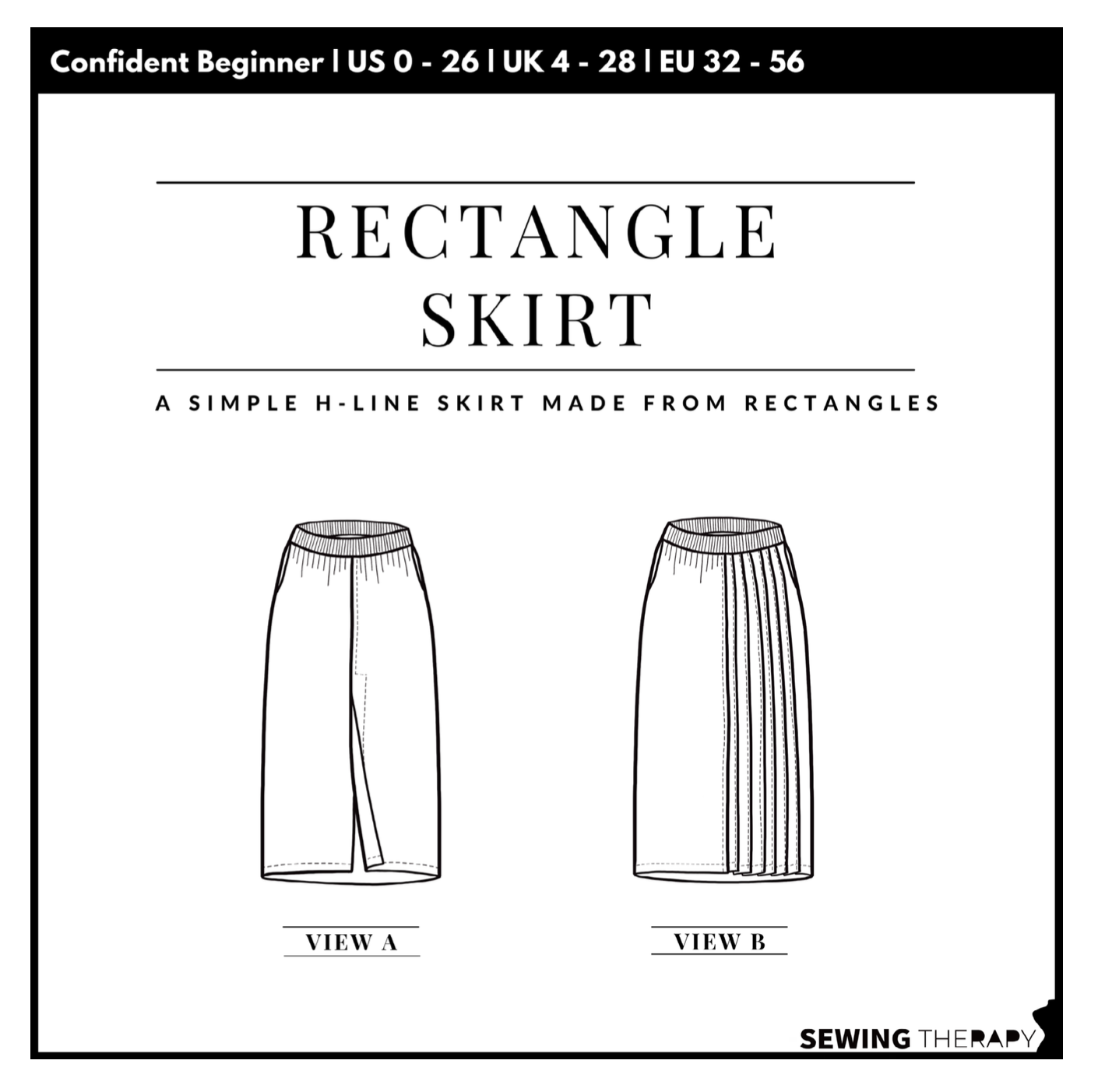 Sewing Therapy Rectangle Skirt