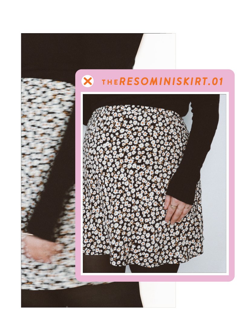 Les Perlines Reso Mini Skirt (free)