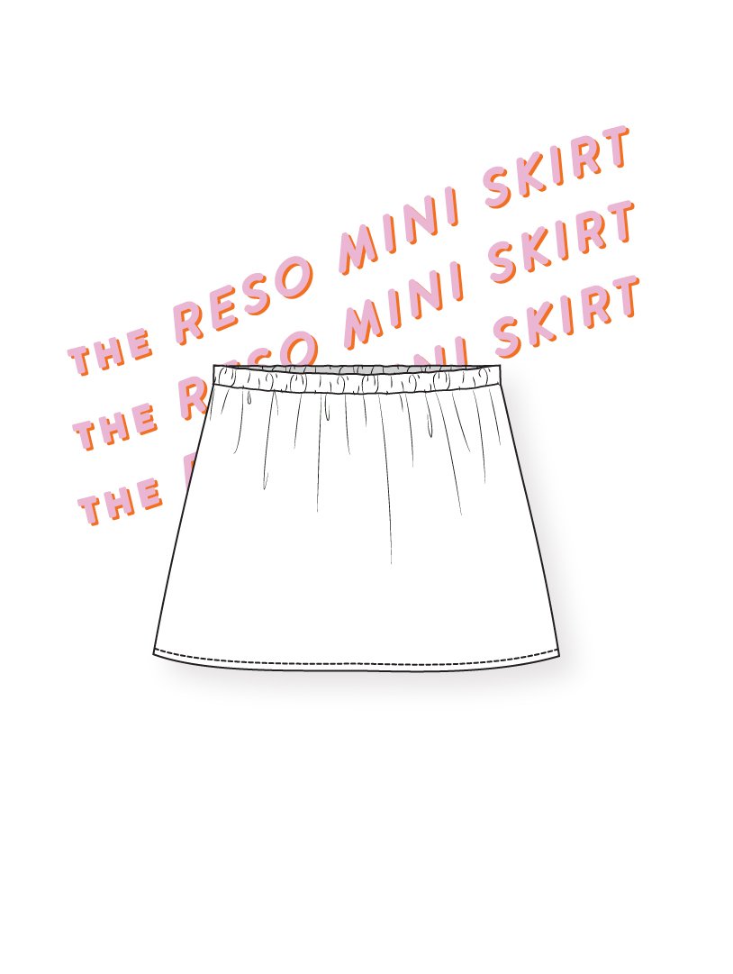 Les Perlines Reso Mini Skirt (free)