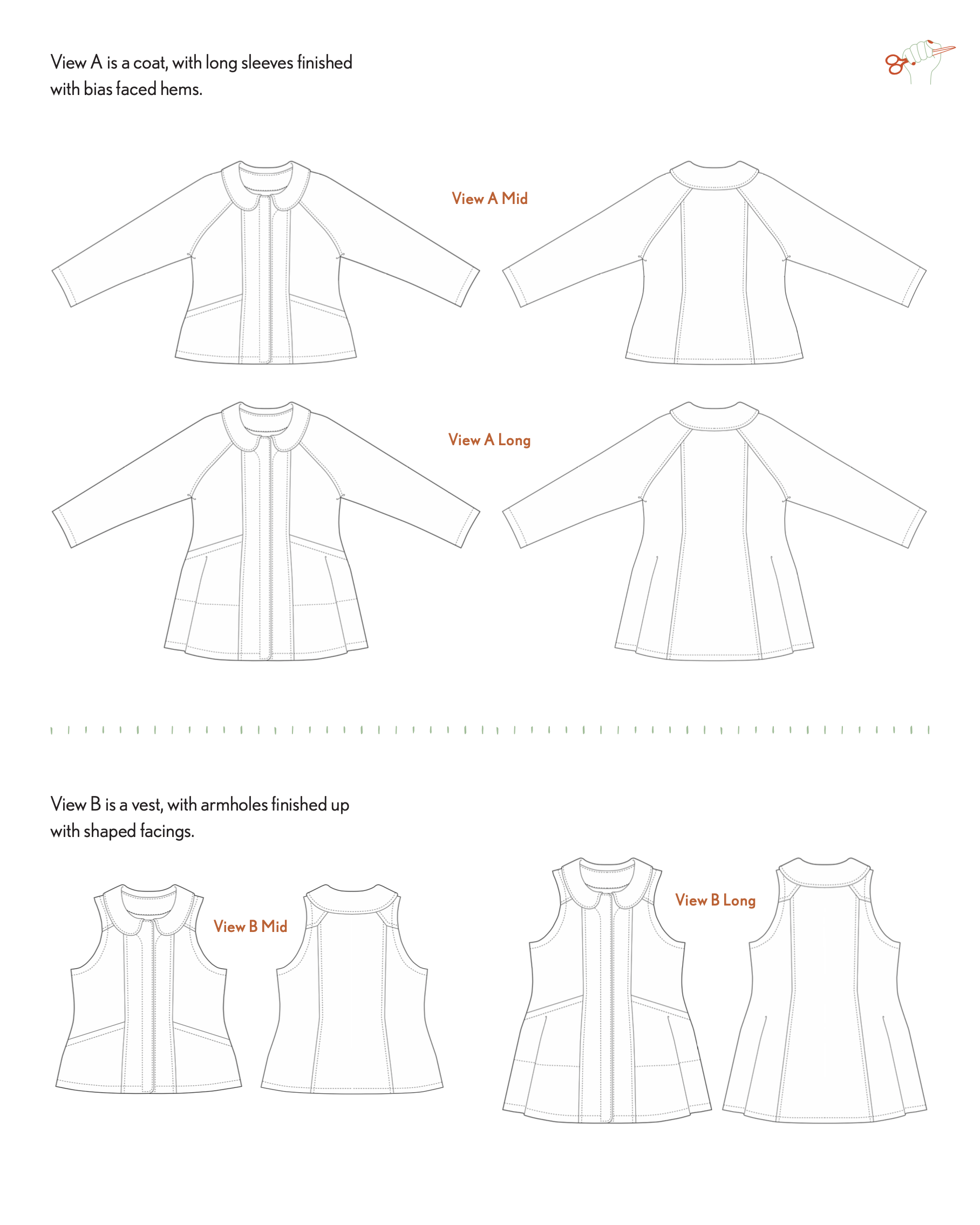 Sew Liberated Retazo Coat and Vest