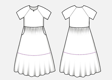 Sew Different Ripple Dress