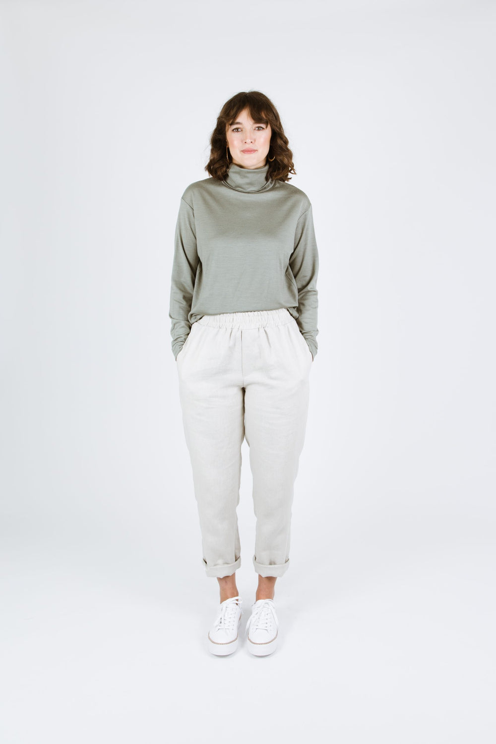 Papercut Patterns Rise and Fall Turtlenecks