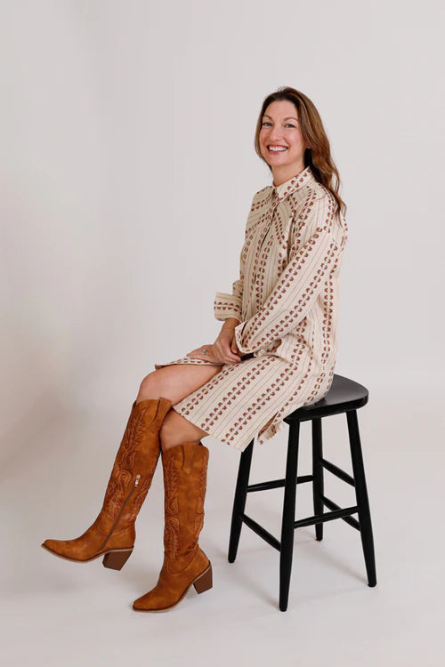 Chalk and Notch Rivi Blouse and Dress