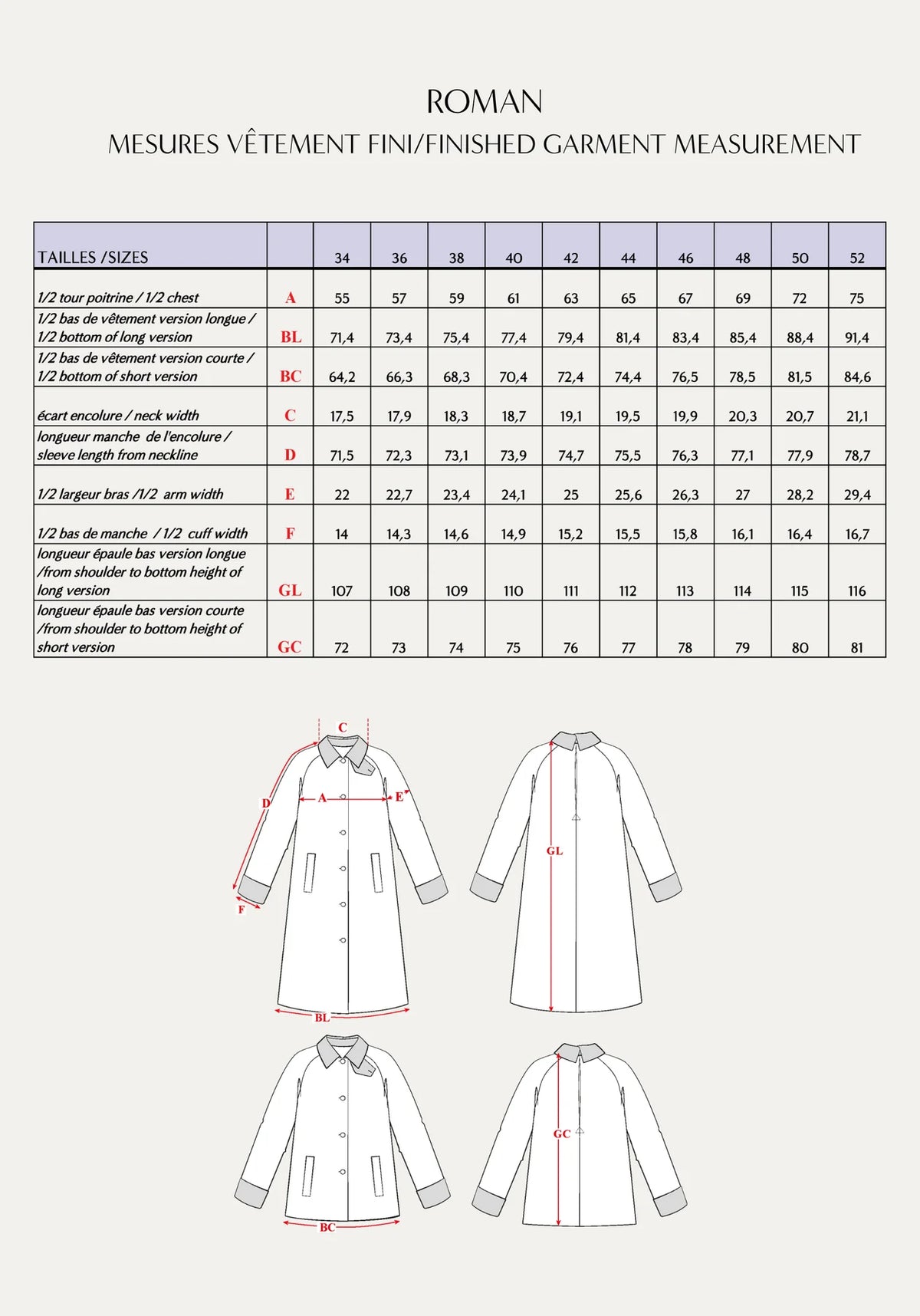 Maison Fauve Roman Overcoat