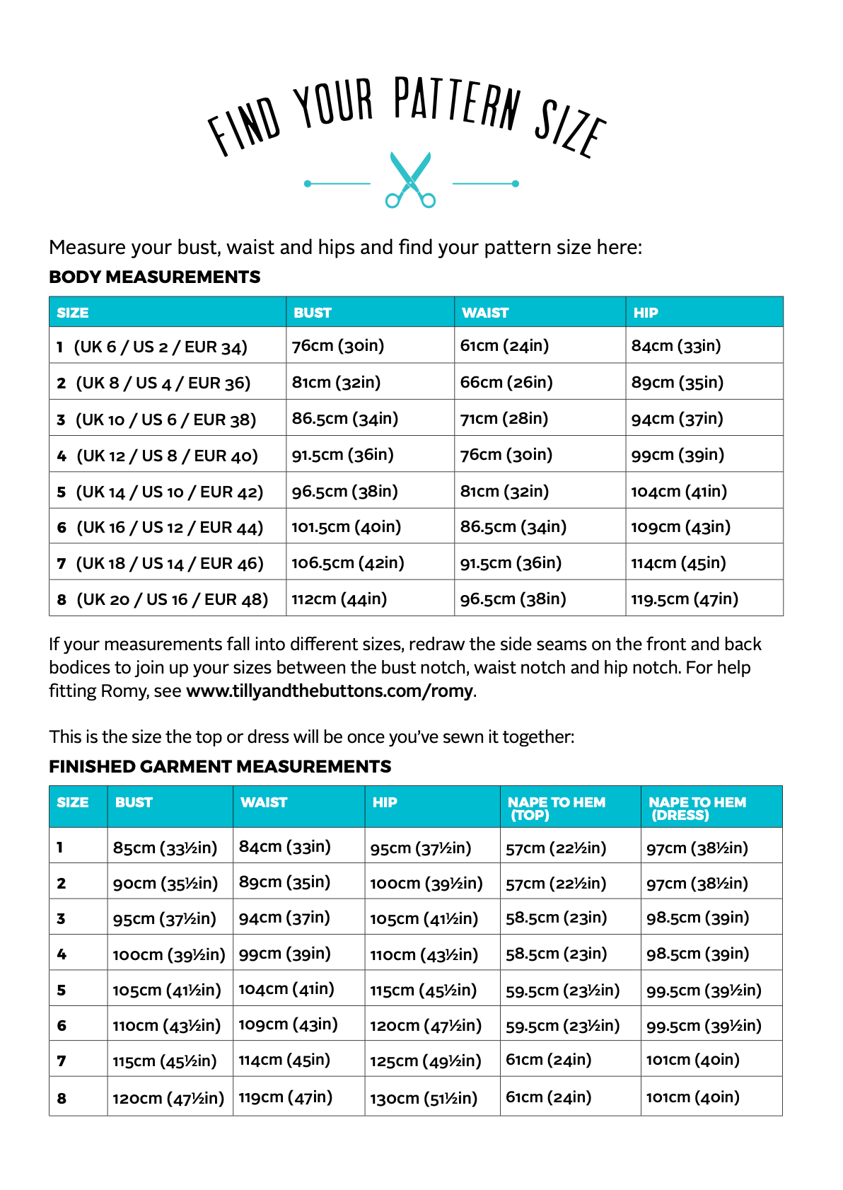 Tilly and the Buttons Romy Top and Dress