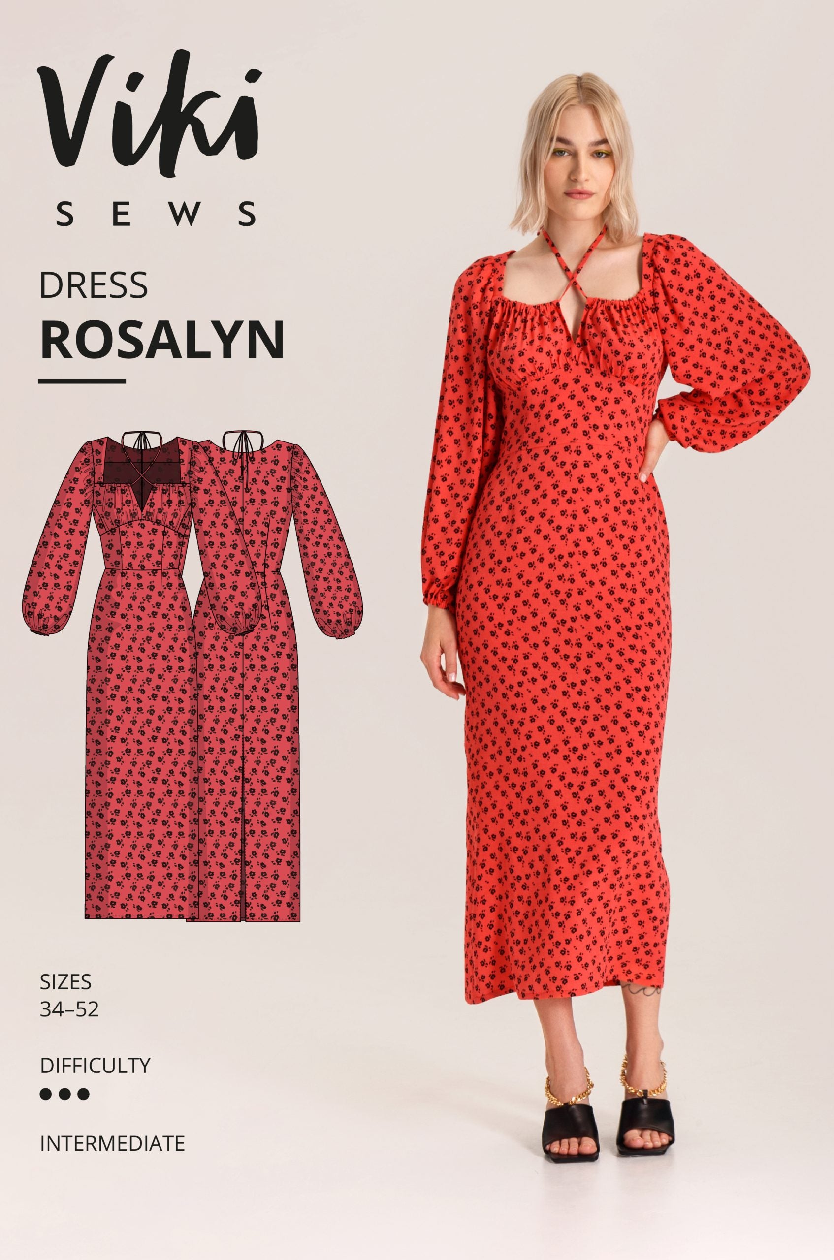 Vikisews Rosalyn Dress PDF