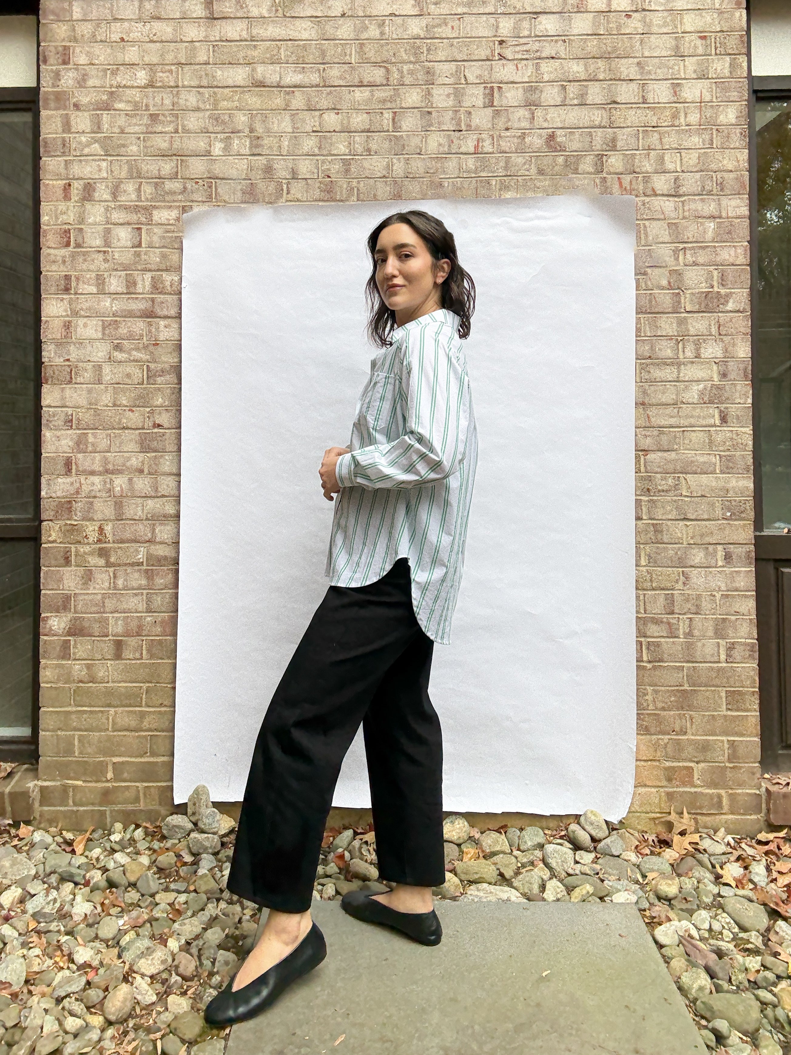 Paradise Patterns Rose Raglan Button Up