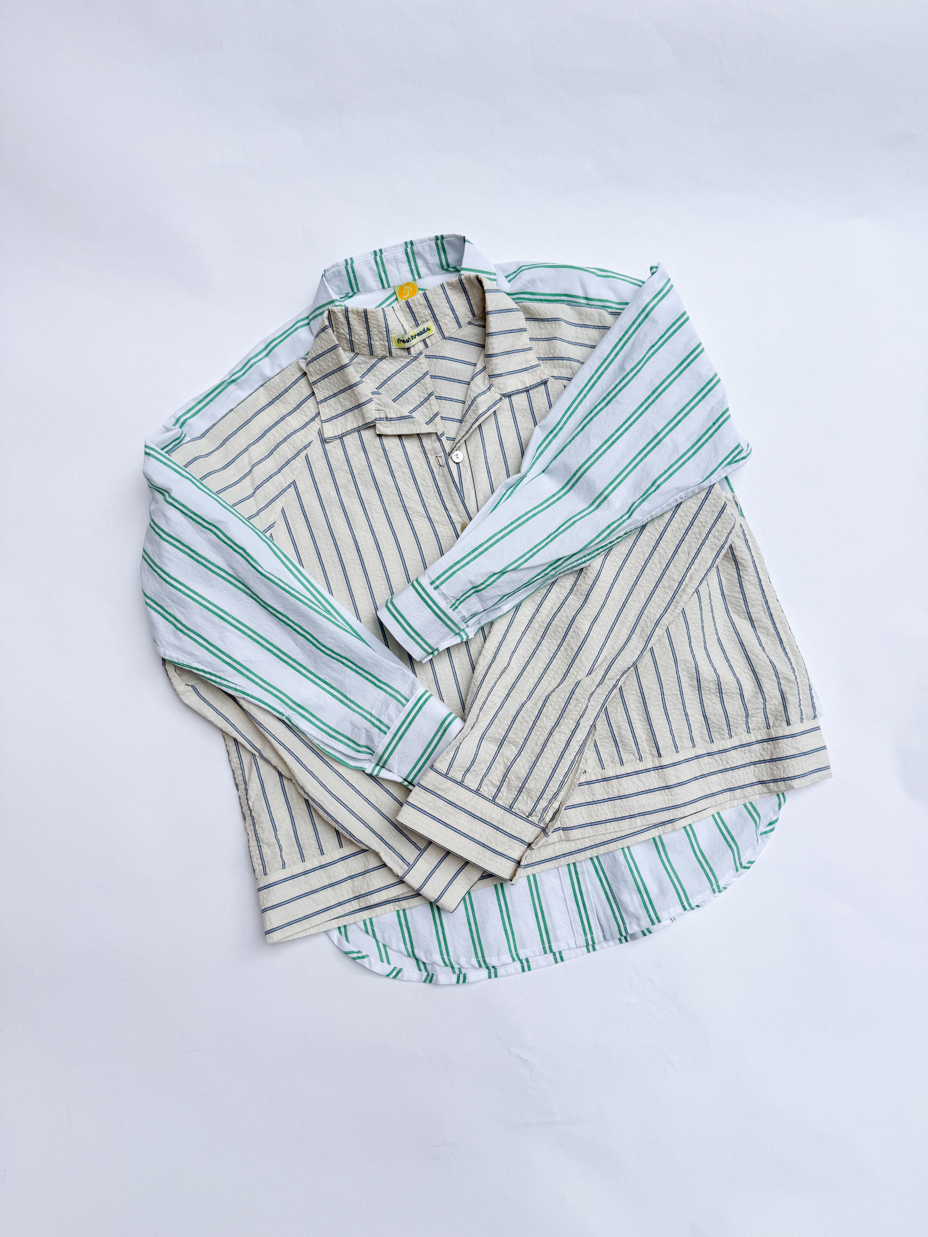 Paradise Patterns Rose Raglan Button Up