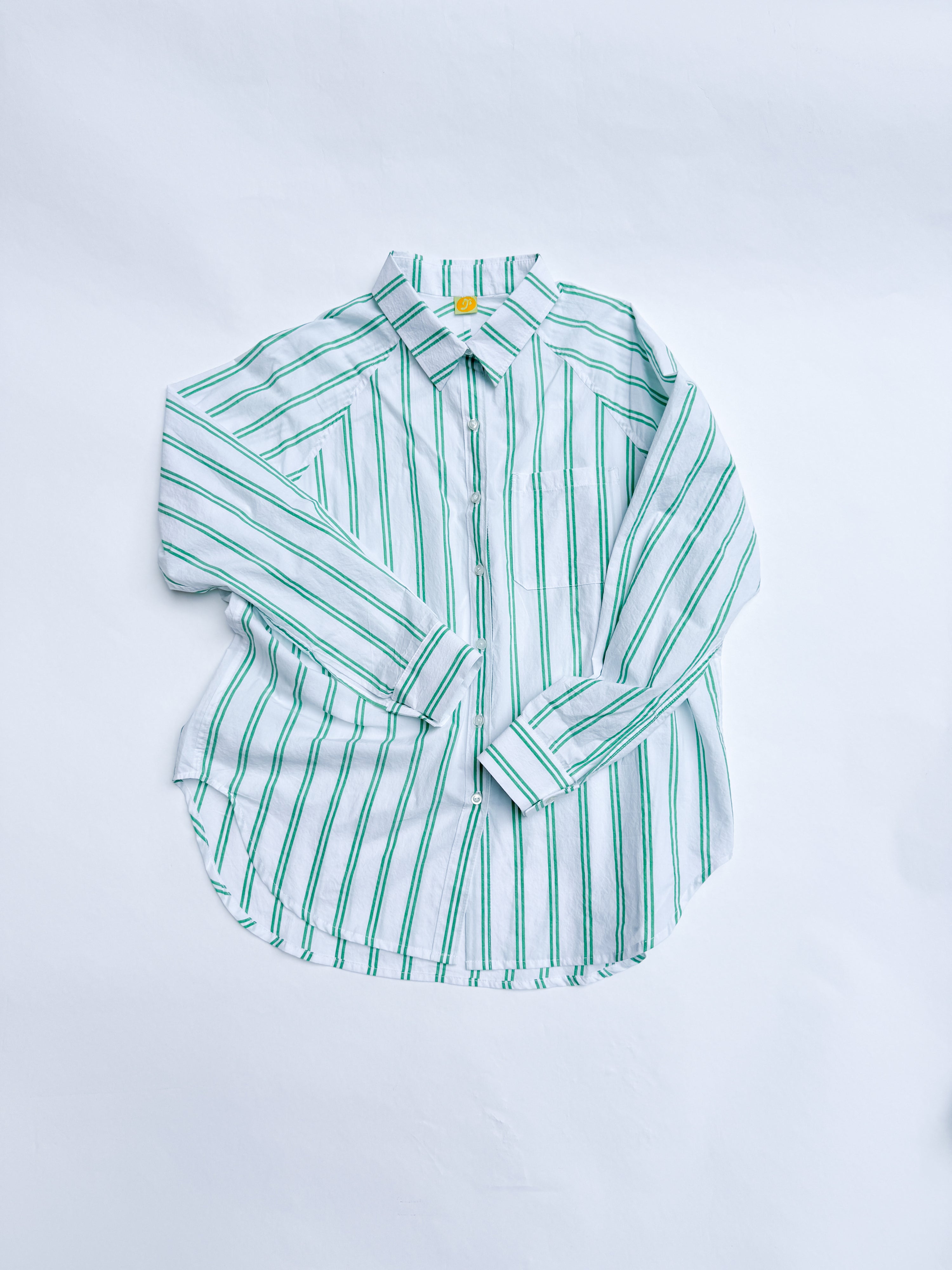 Paradise Patterns Rose Raglan Button Up