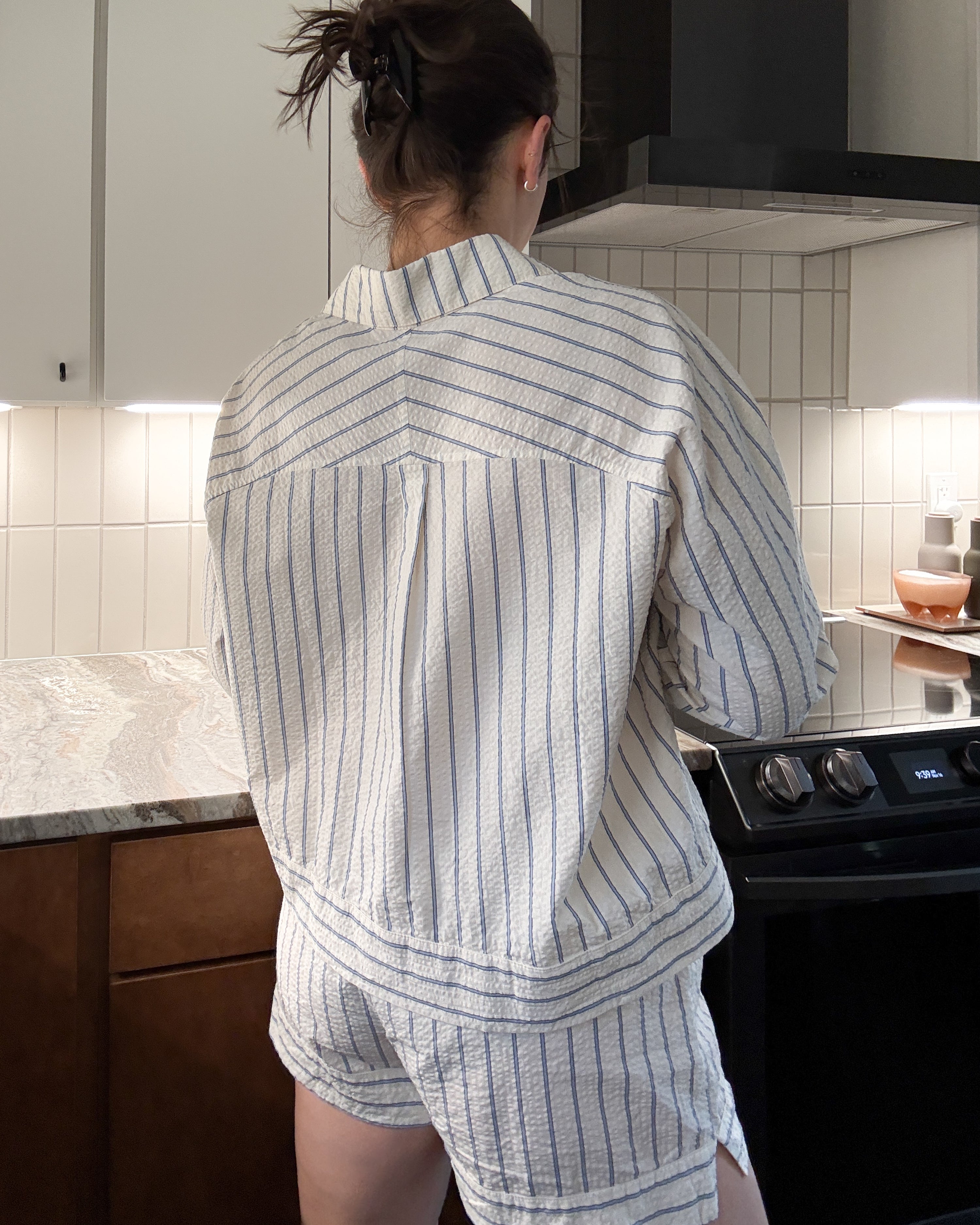 Paradise Patterns Rose Raglan Button Up