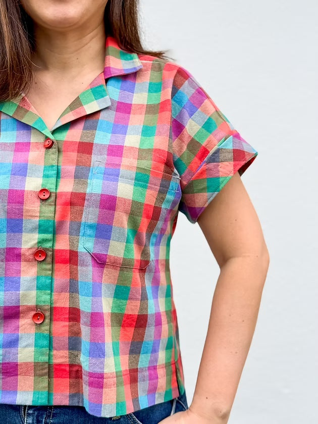 French Navy Rothko Dress and Shirt