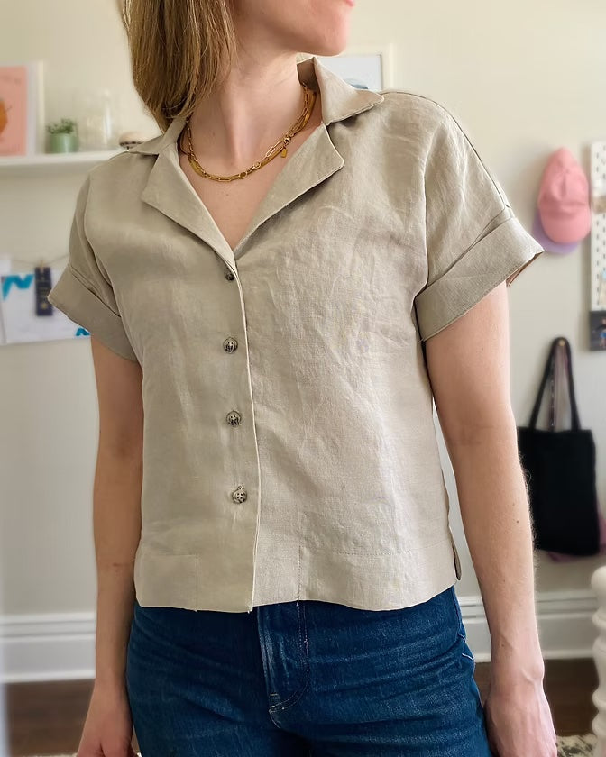French Navy Rothko Dress and Shirt