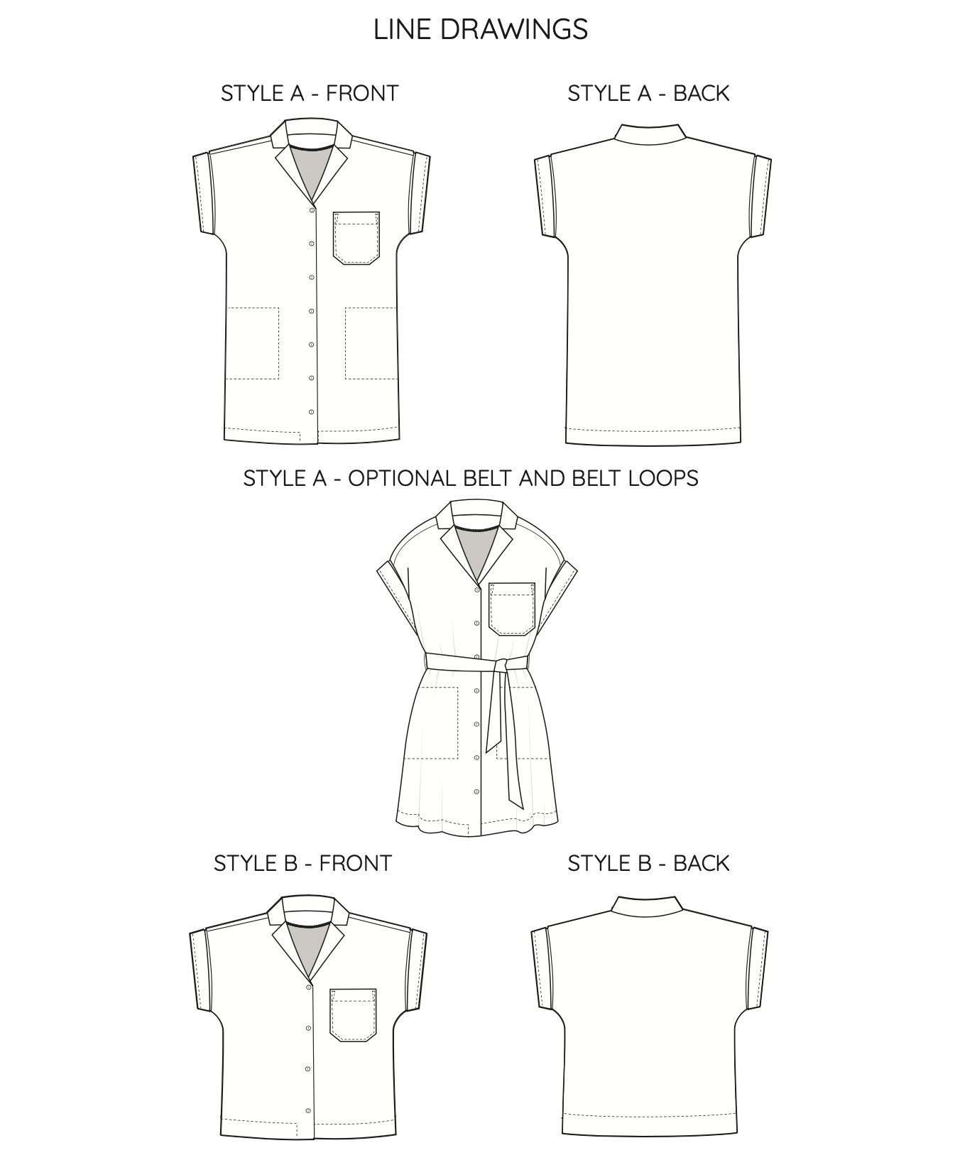 French Navy Rothko Dress and Shirt