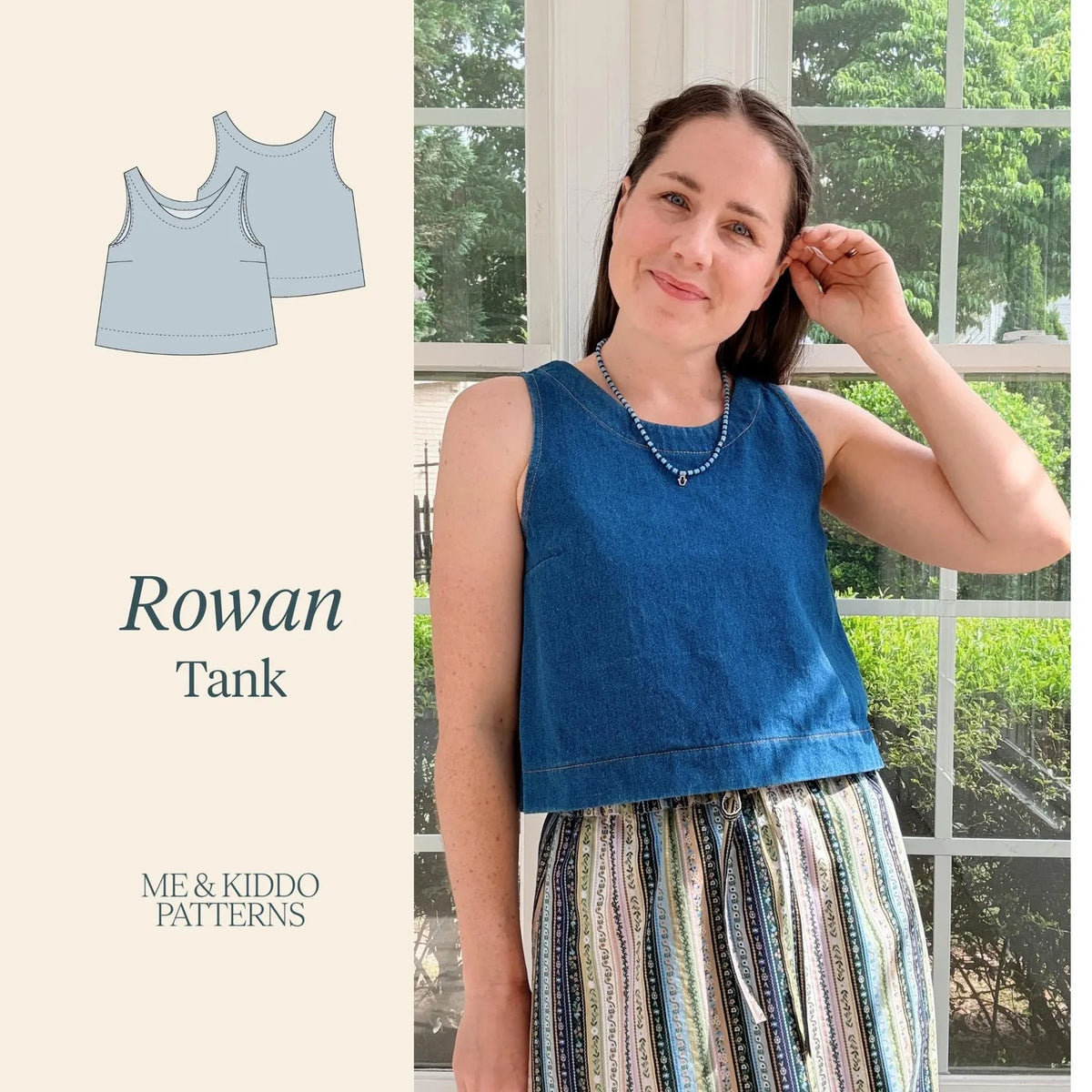 Me & Kiddo Patterns Rowan Tank