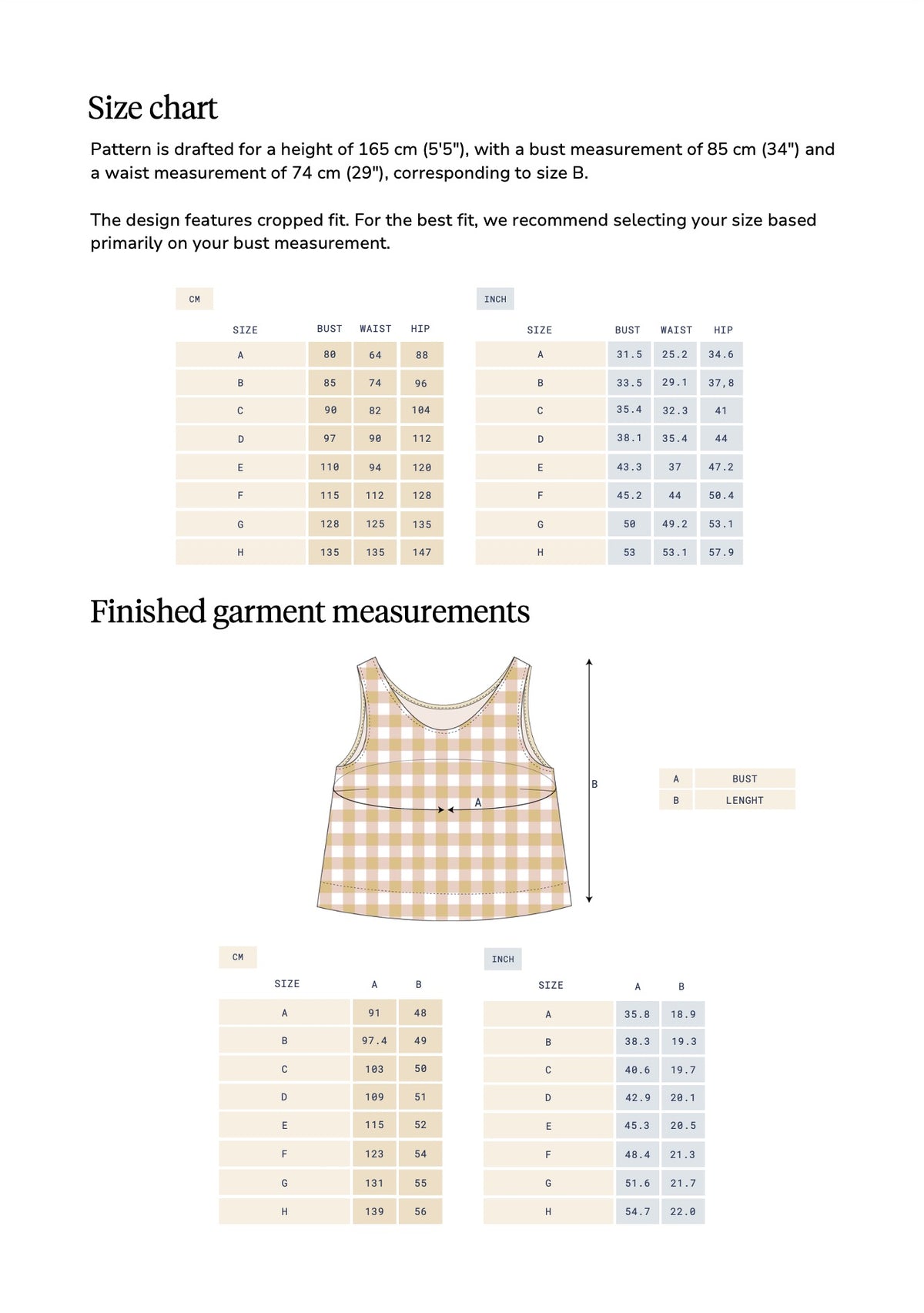 Me & Kiddo Patterns Rowan Tank