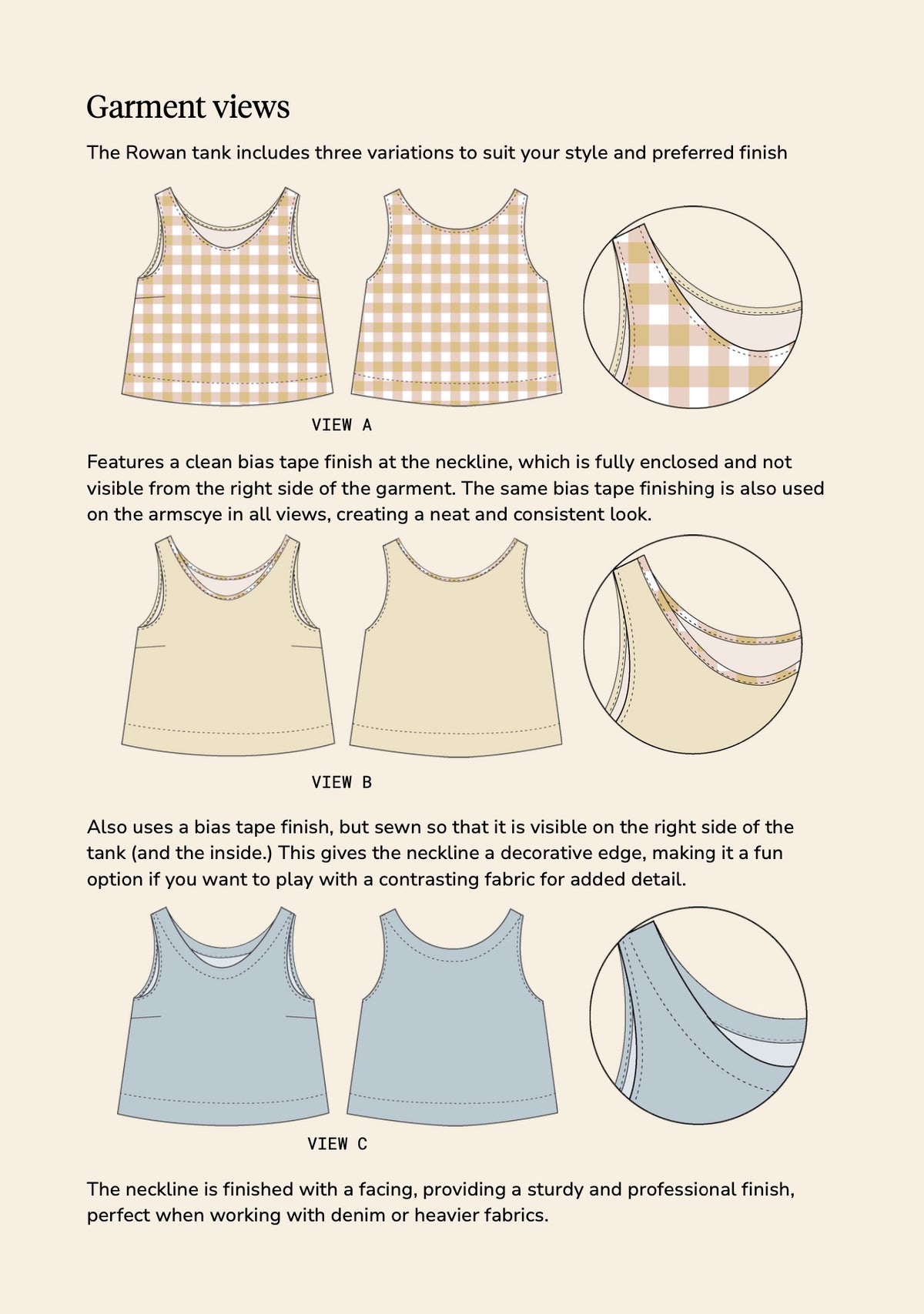 Me & Kiddo Patterns Rowan Tank