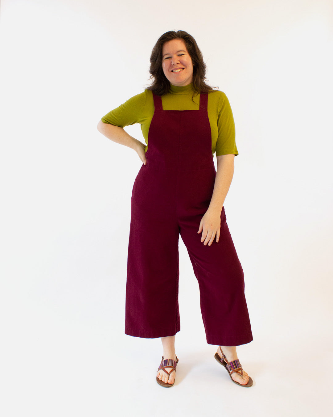 Helen's Closet Ruby Overalls – The Fold Line