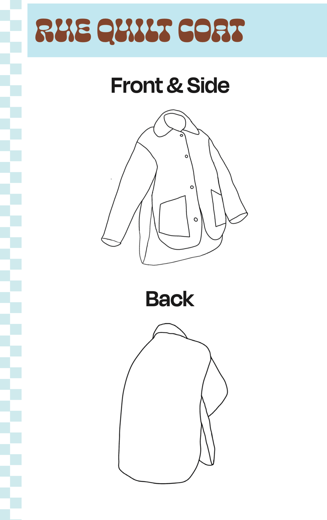 Spaghetti Western Sewing Baby/Child Rue Quilt Coat