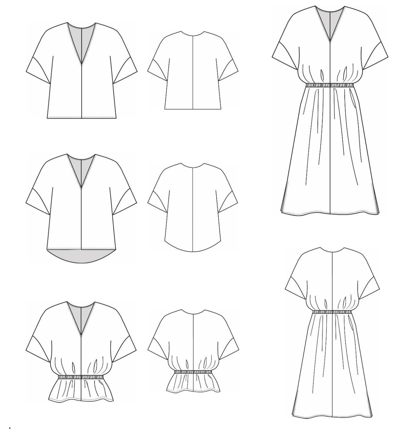 Sew.lala Patterns Rumi Dress and Top