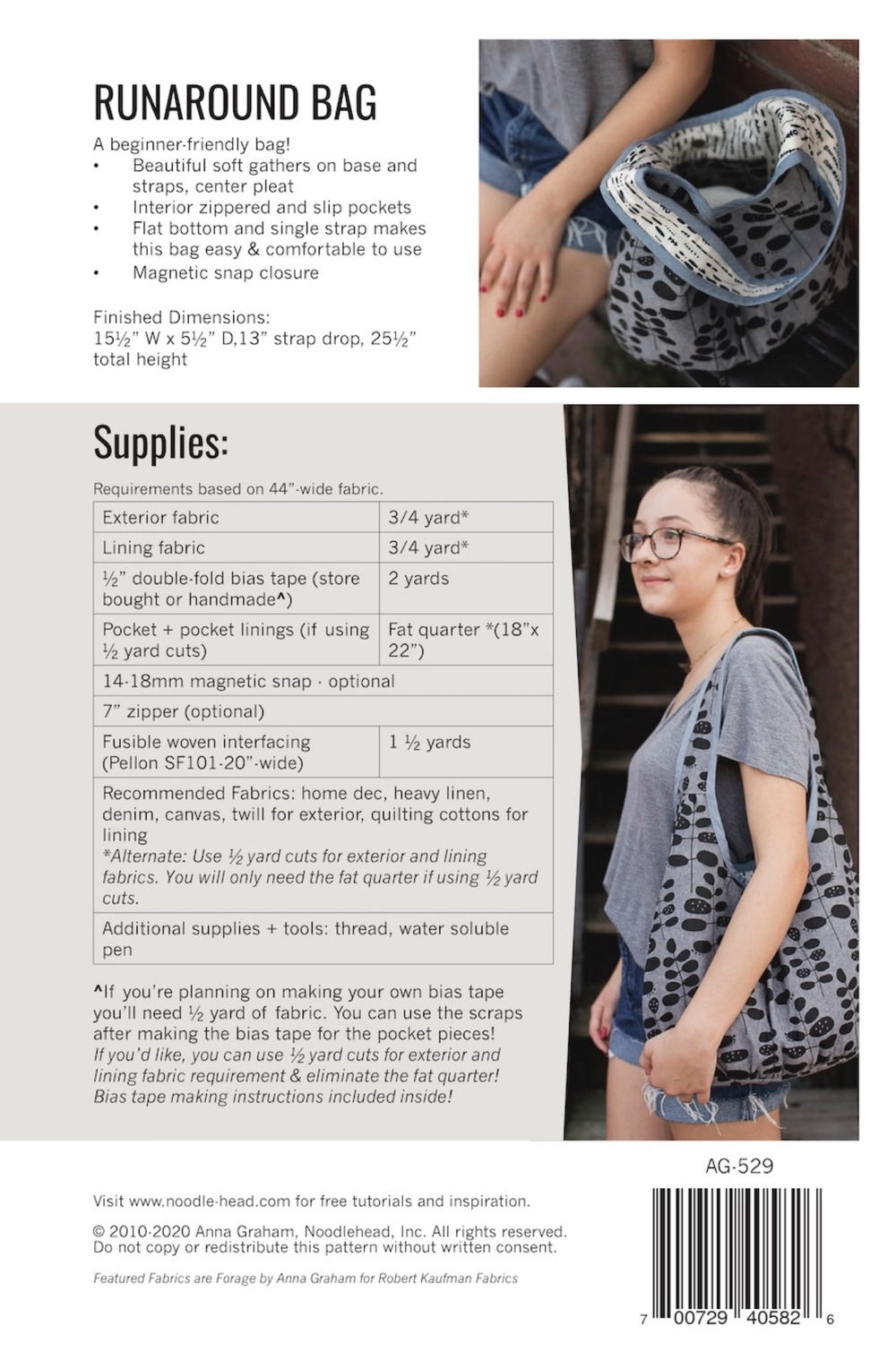 Noodlehead Runaround Bag – The Fold Line