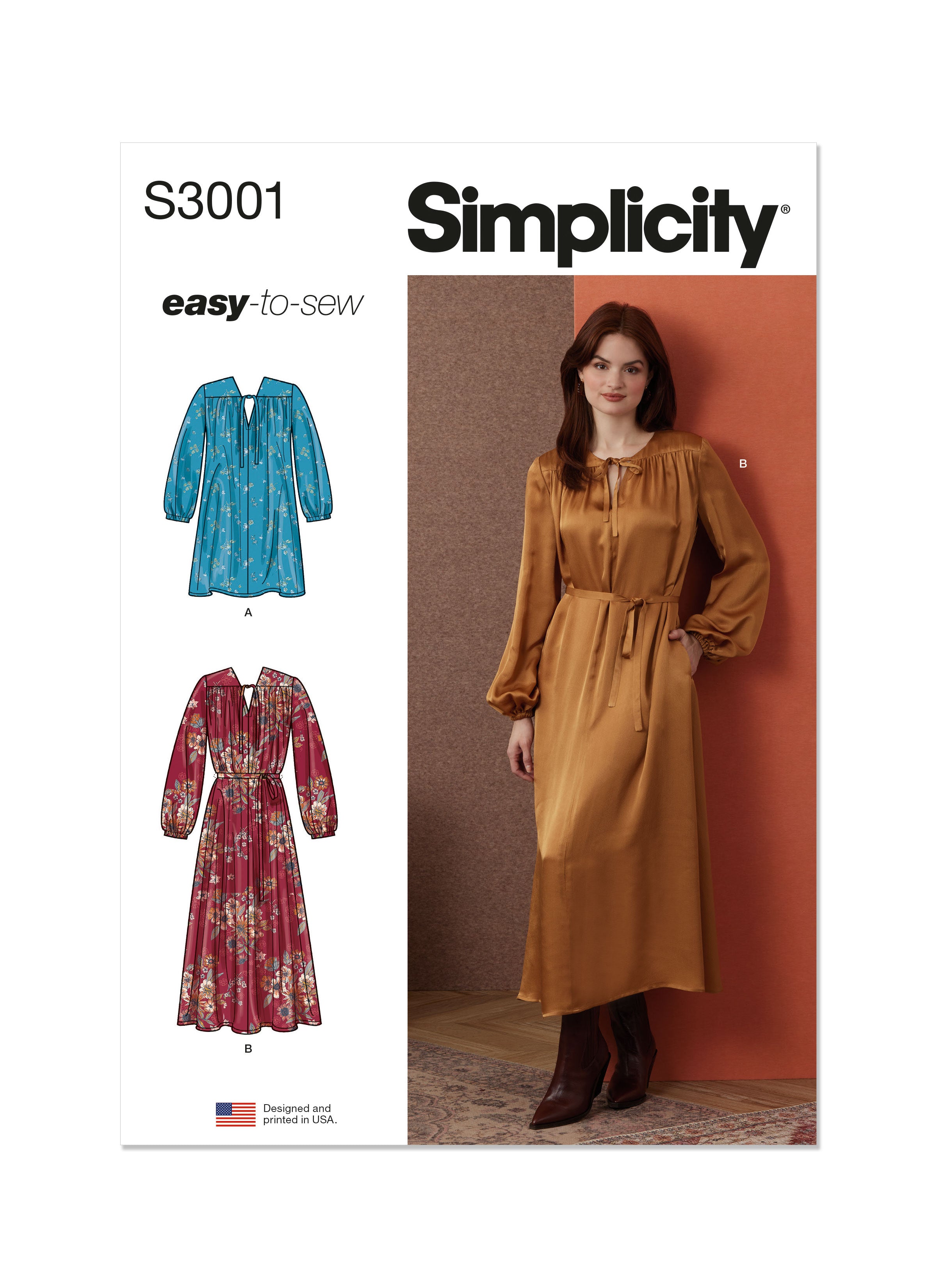 Simplicity Dress S3001