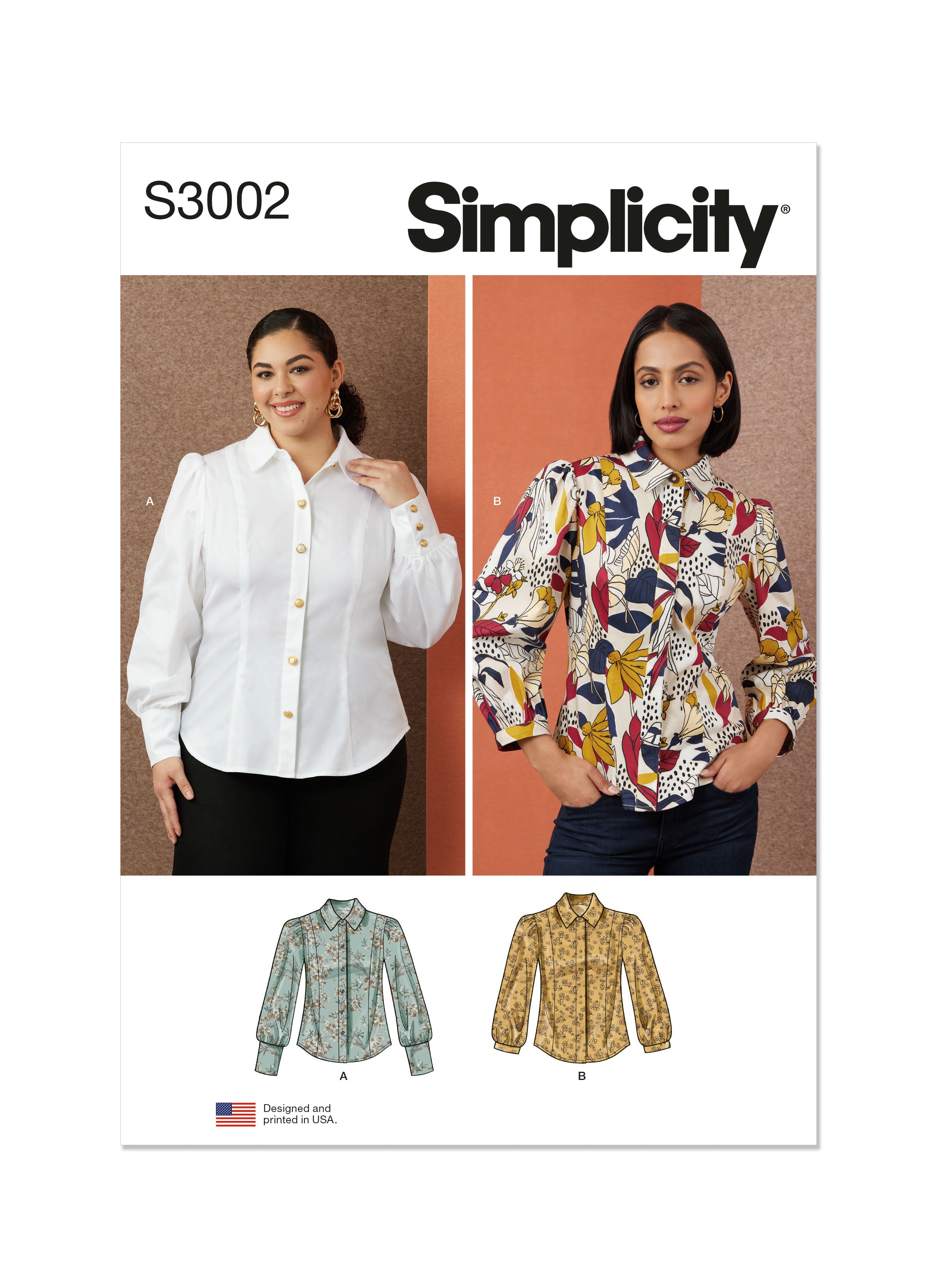 Simplicity Blouses S3002