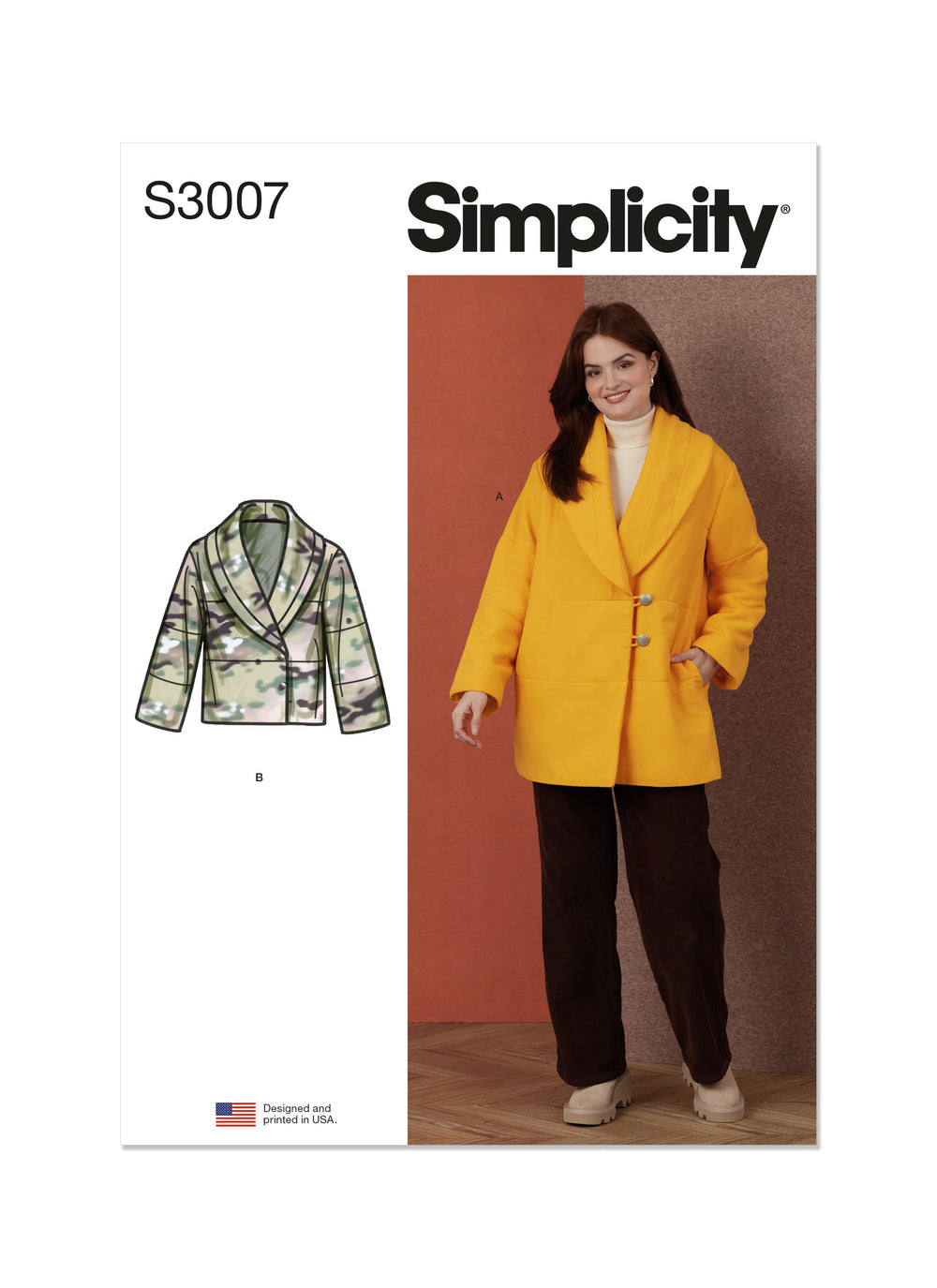 Simplicity Coat & Jacket S3007