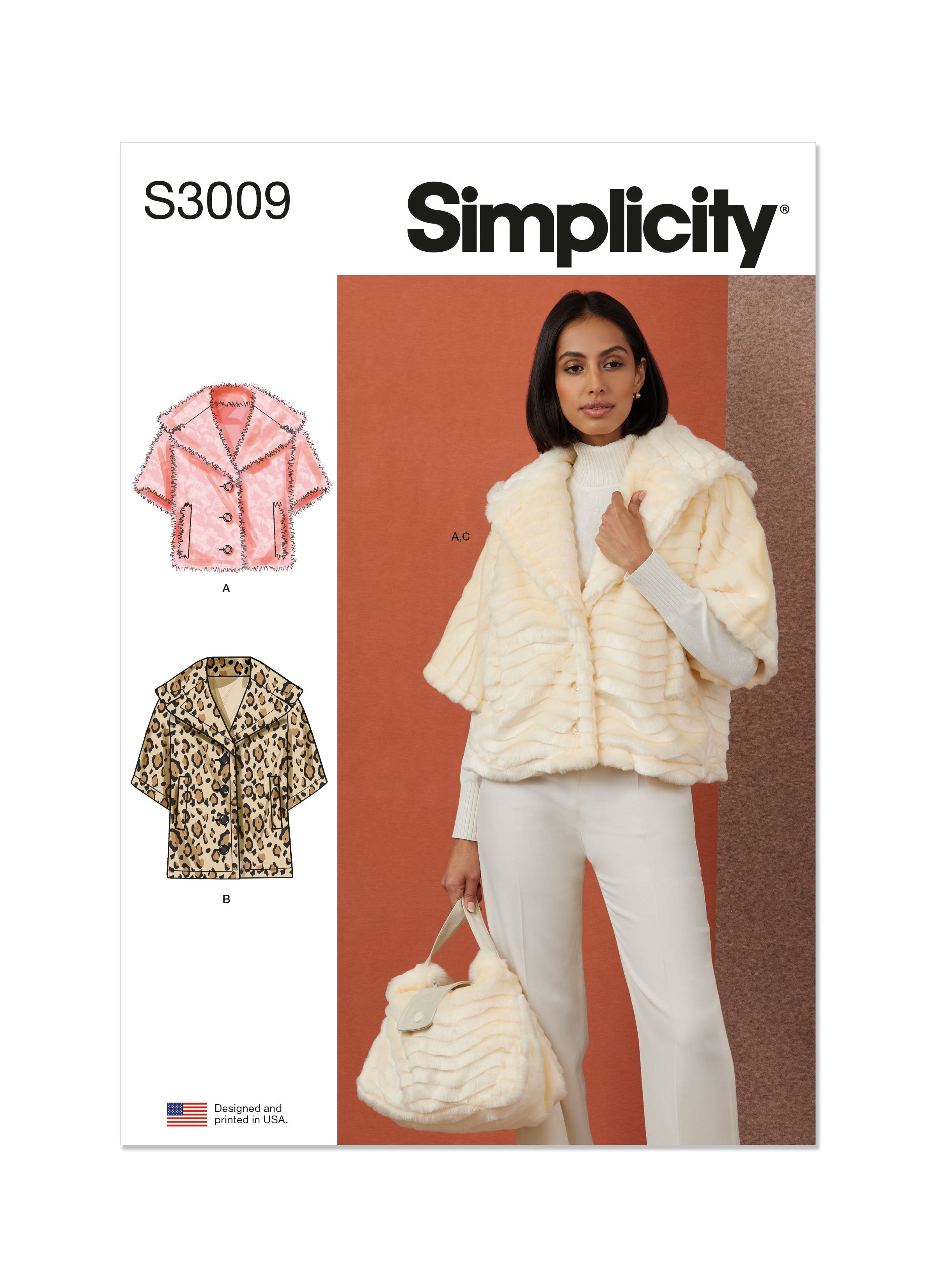 Simplicity Jacket & Bag S3009