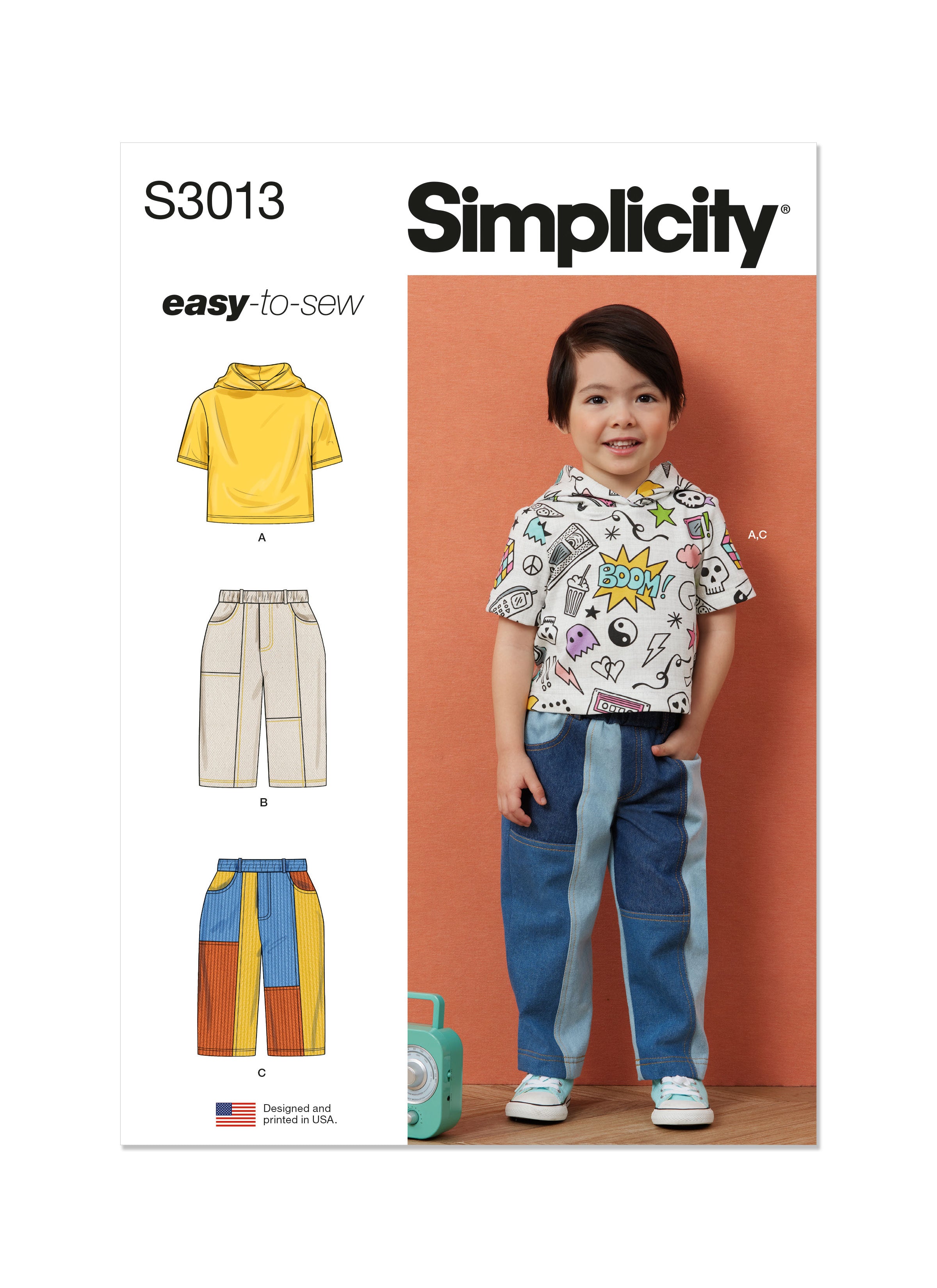 Simplicity Baby/Child Top & Jeans S3013