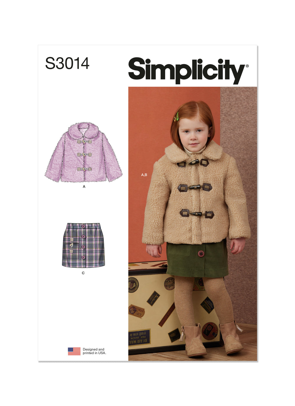 Simplicity Child Jacket & Skirt S3014