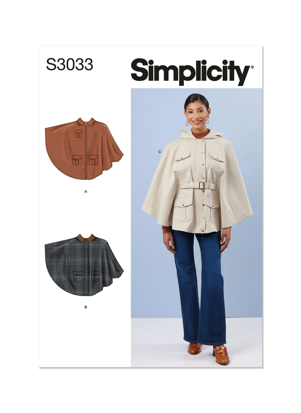 Simplicity Capes S3033