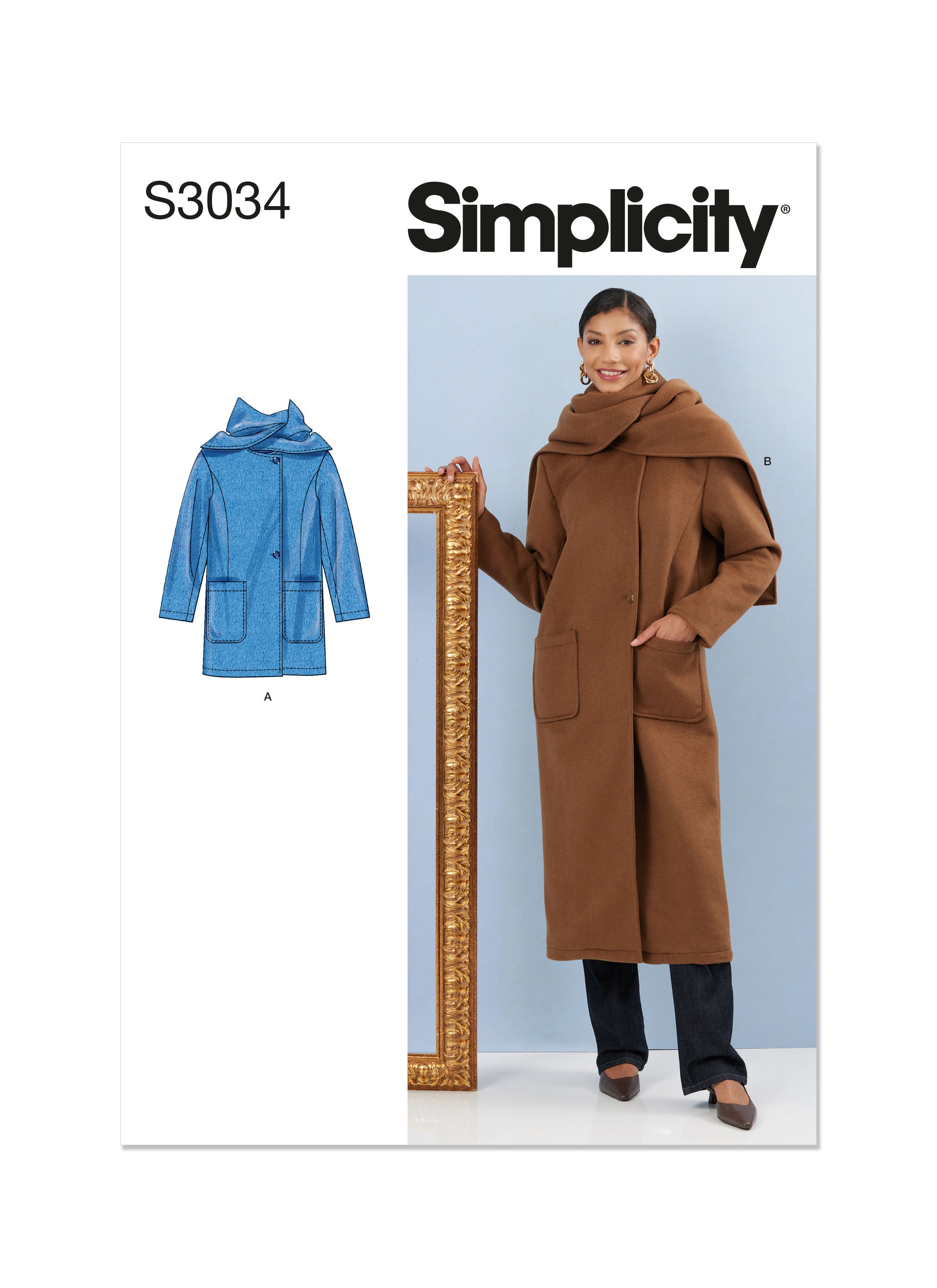 Simplicity Coats S3034 – The Fold Line