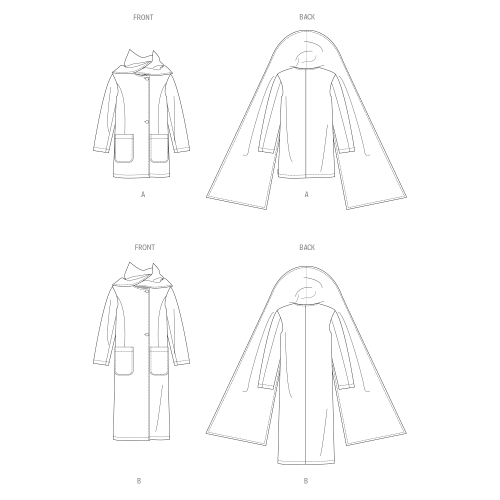 Simplicity R10034 Simplicity Coats S3034 – The Fold Line