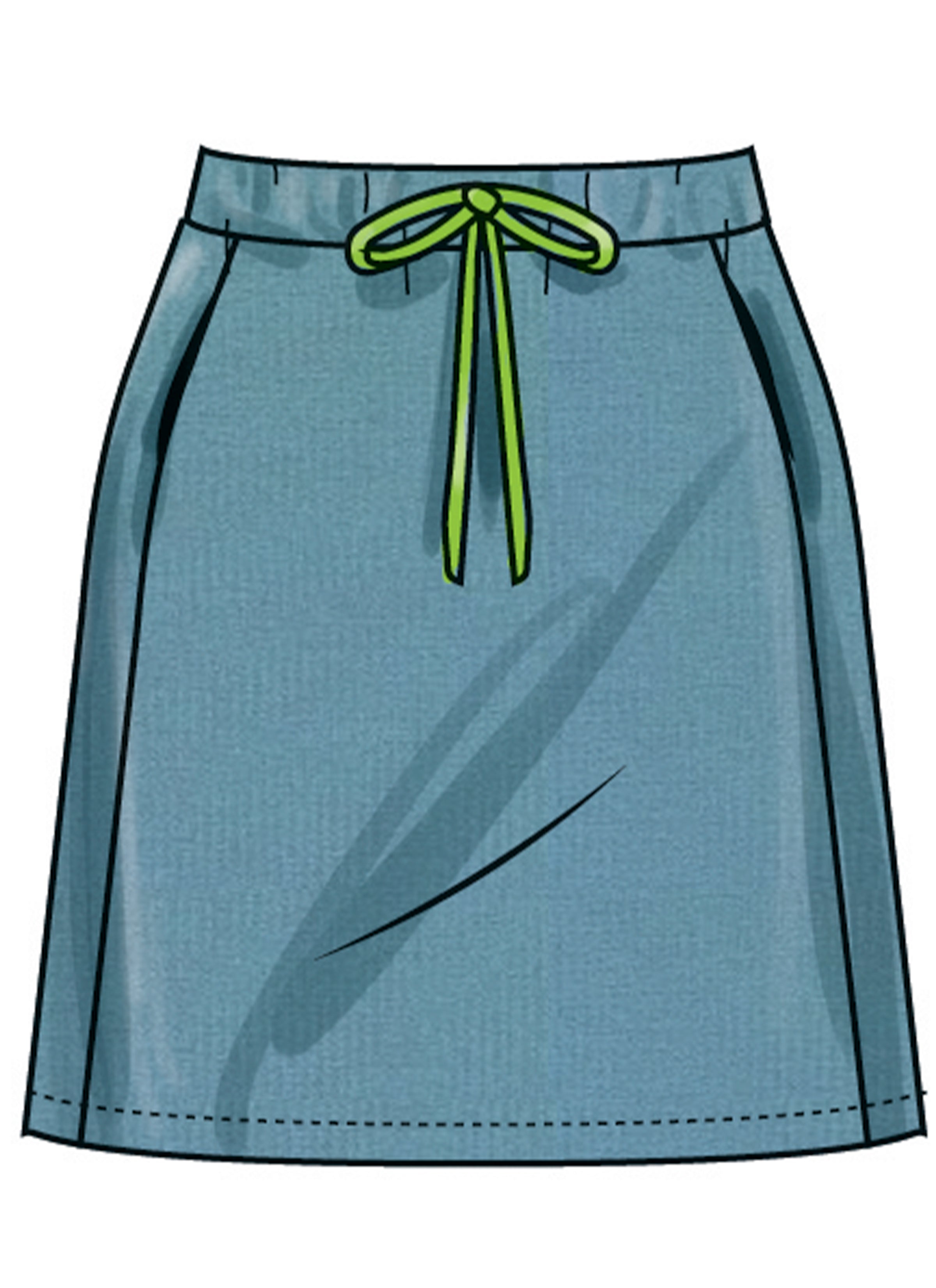 Simplicity Knit Top & Skirt S3035 – The Fold Line